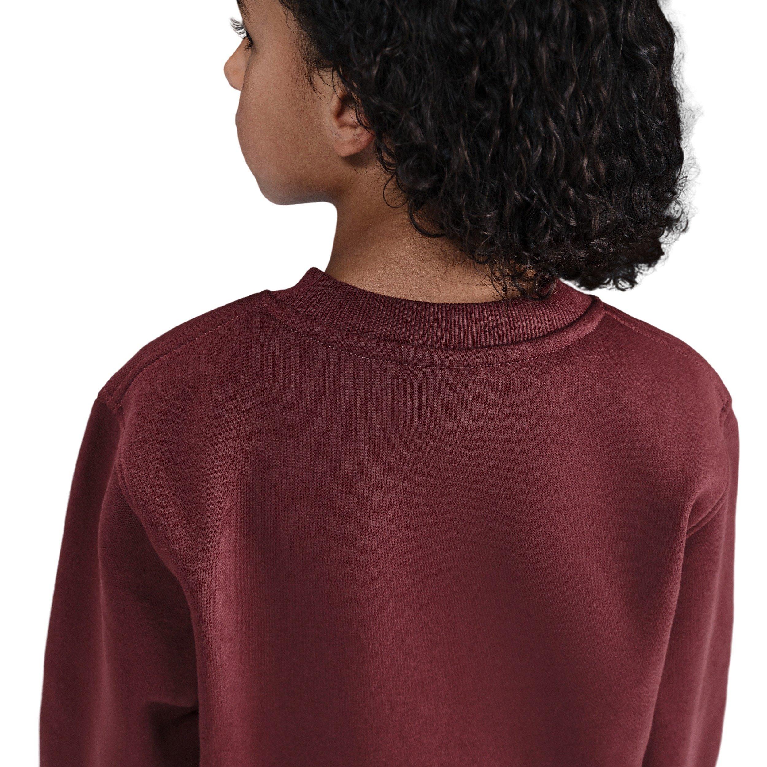 Nike Sportswear Club Fleece Big Kids' Red Sweatshirt