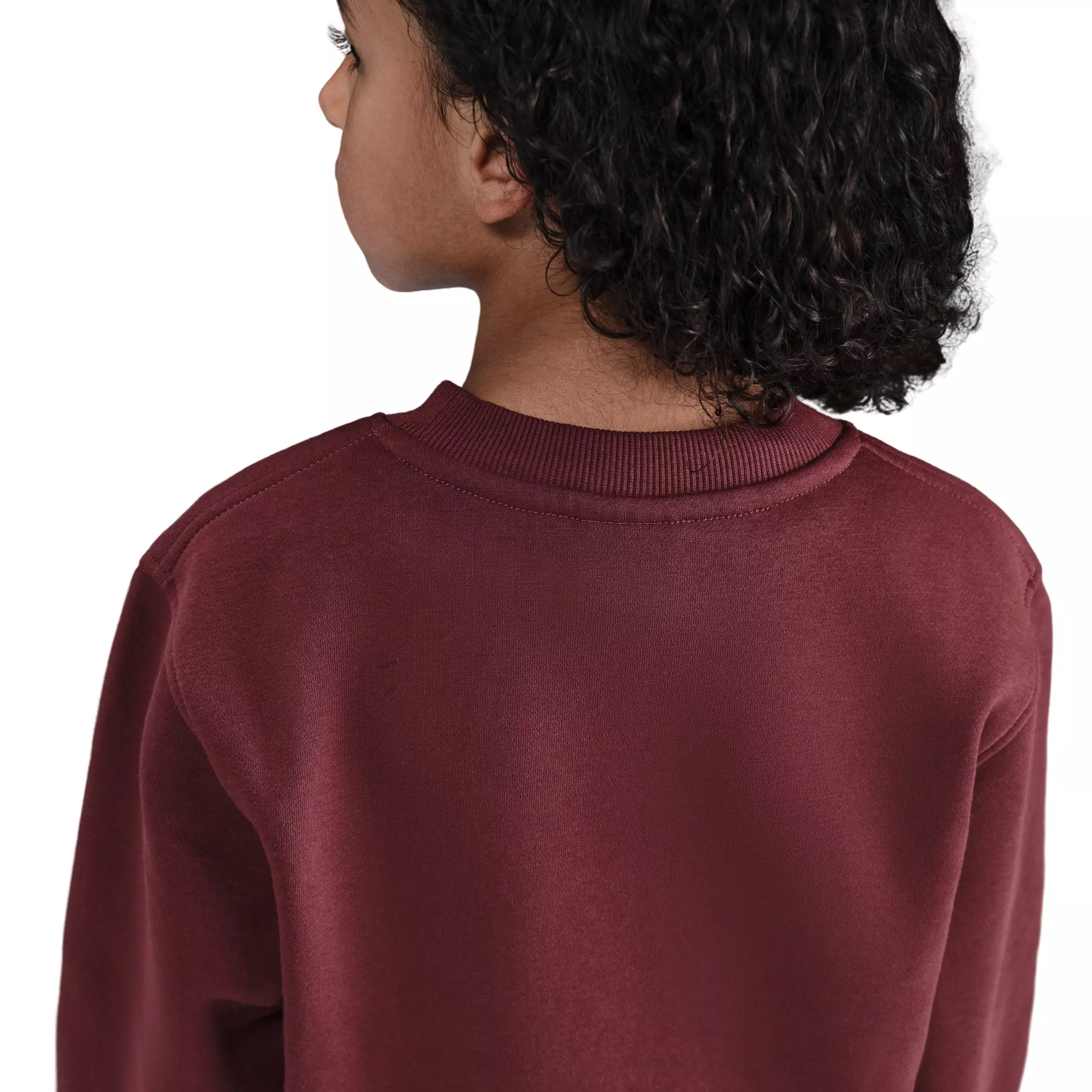 Nike Big Kids' Sportswear Club Fleece Sweatshirt - Red - RED