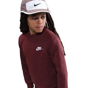 Nike Big Kids' Sportswear Club Fleece Sweatshirt - Red