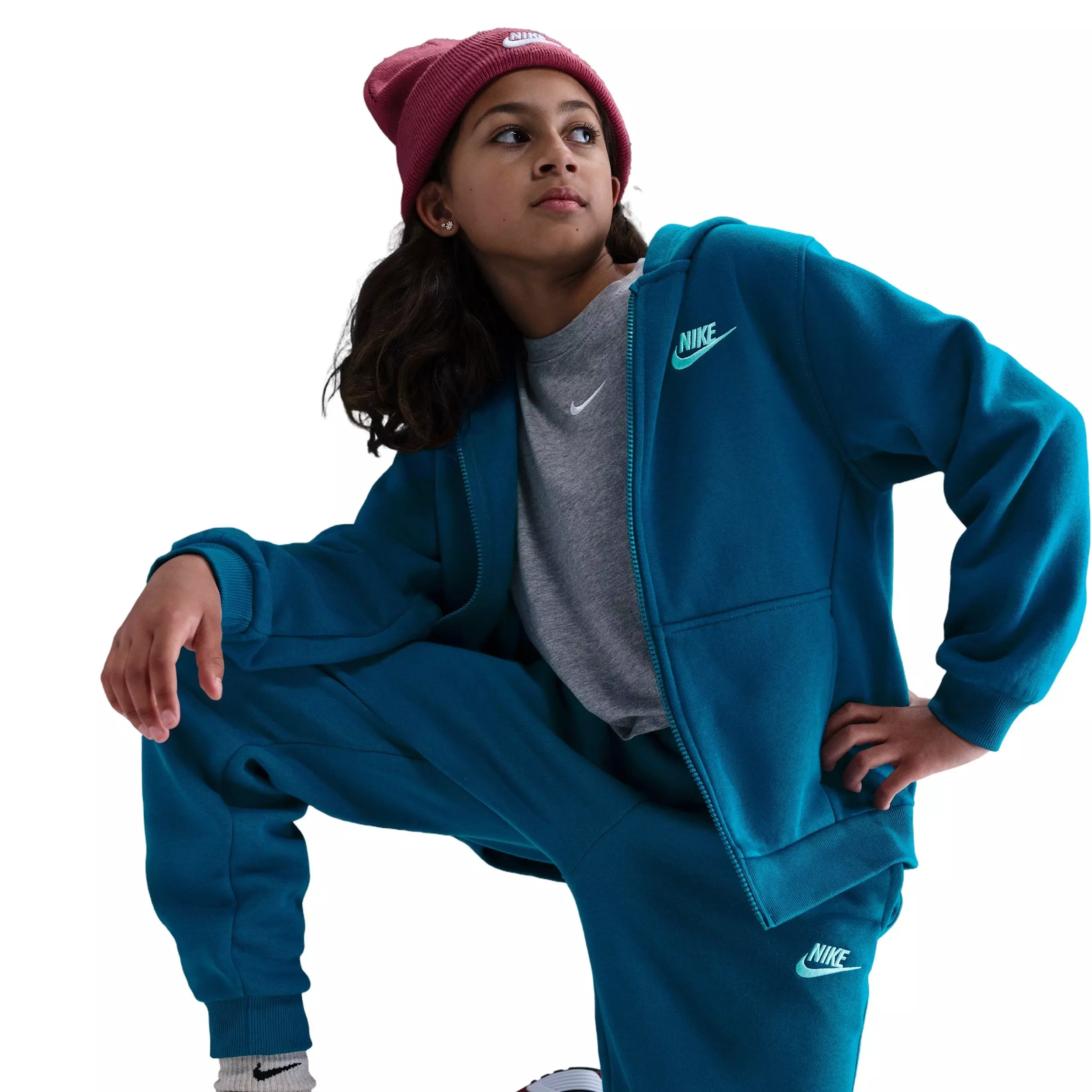 Nike Big Kids' Sportswear Club Fleece Joggers - Blue - BLUE