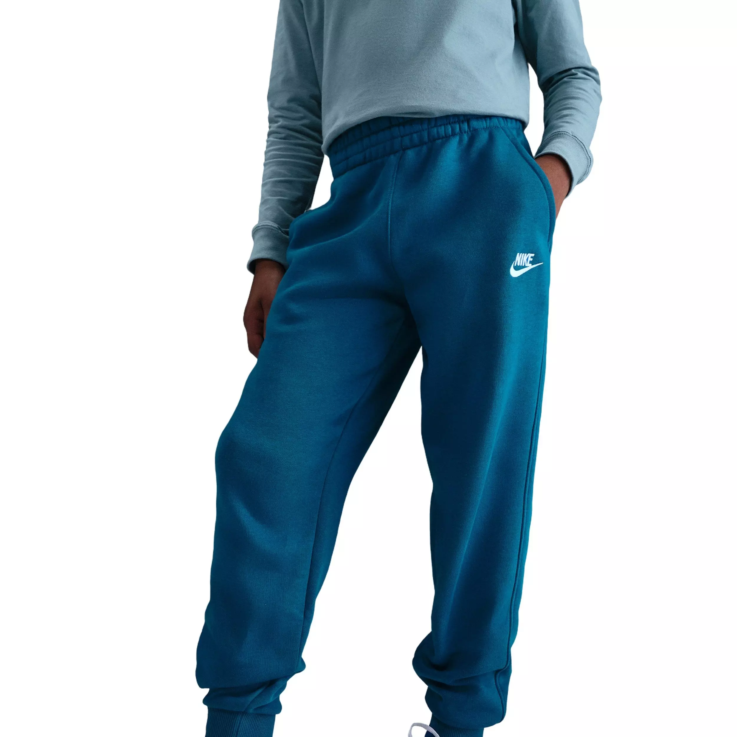 Nike Big Kids' Sportswear Club Fleece Joggers - Blue - BLUE