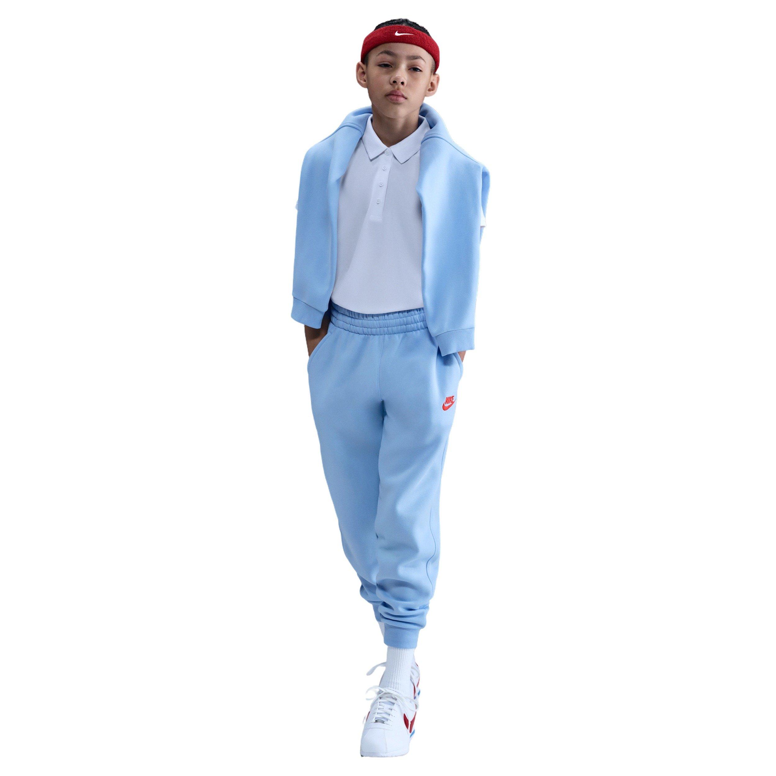 Nike Sportswear Club Fleece Big Kids' Blue/Red Joggers
