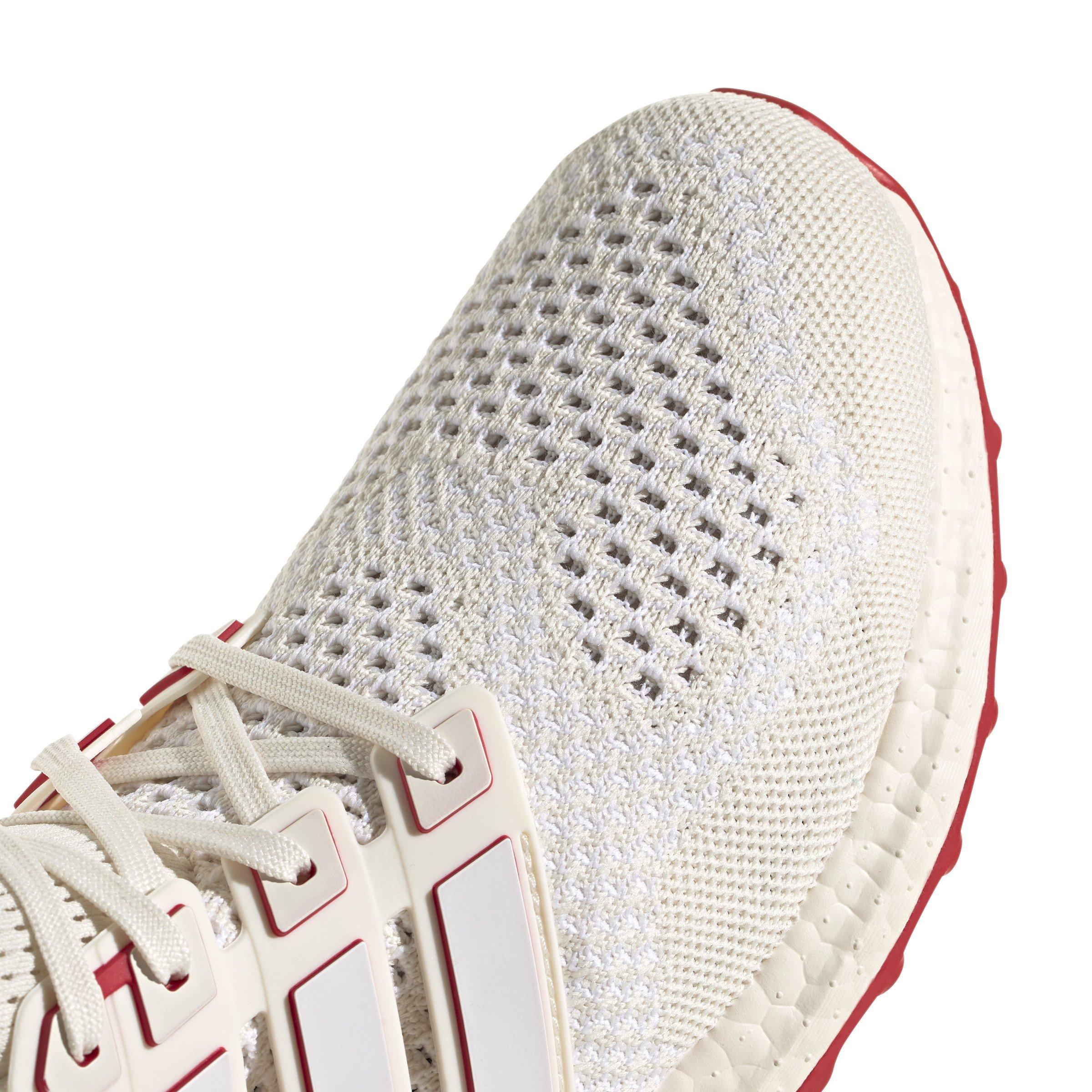 adidas Ultraboost 1.0 "Chalk White/Ftwr White/Better Scarlet" Men's Shoe - WHITE/WHITE/SCARLET Thumbnail View 8