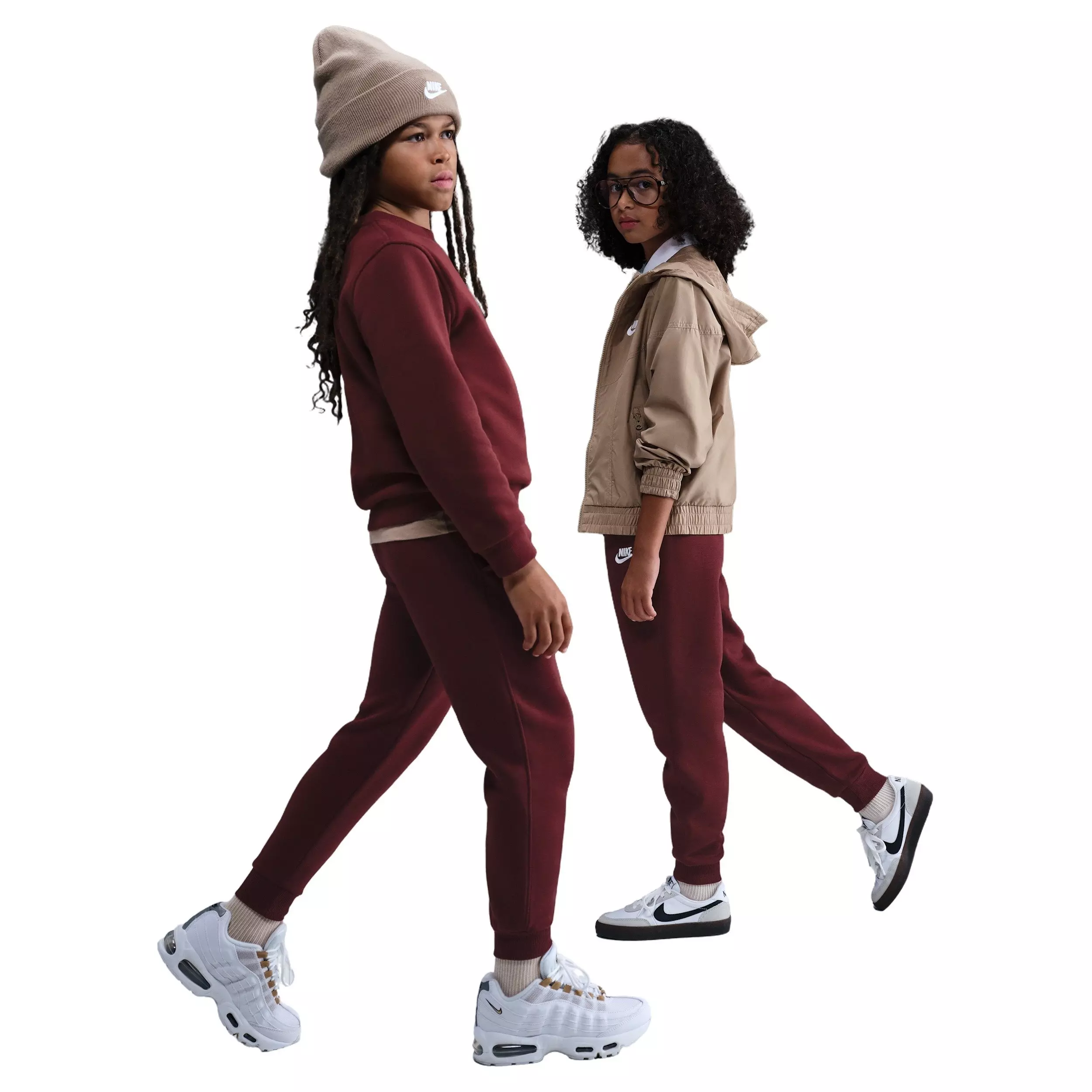 Nike Big Kids' Sportswear Club Fleece Joggers - Red - RED