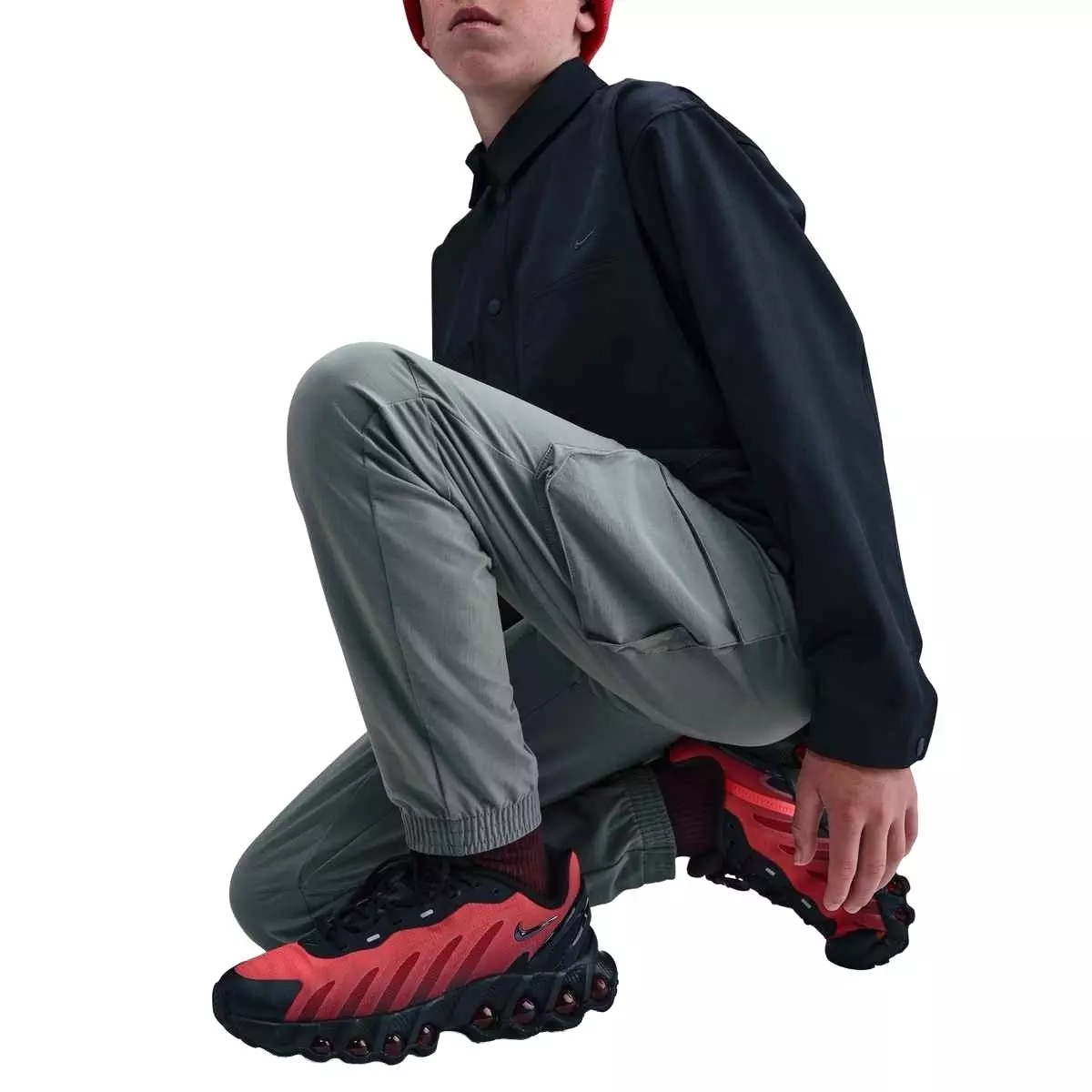 Nike Big Kids' Sportswear City Utility Cargo Pants - Grey - GREY