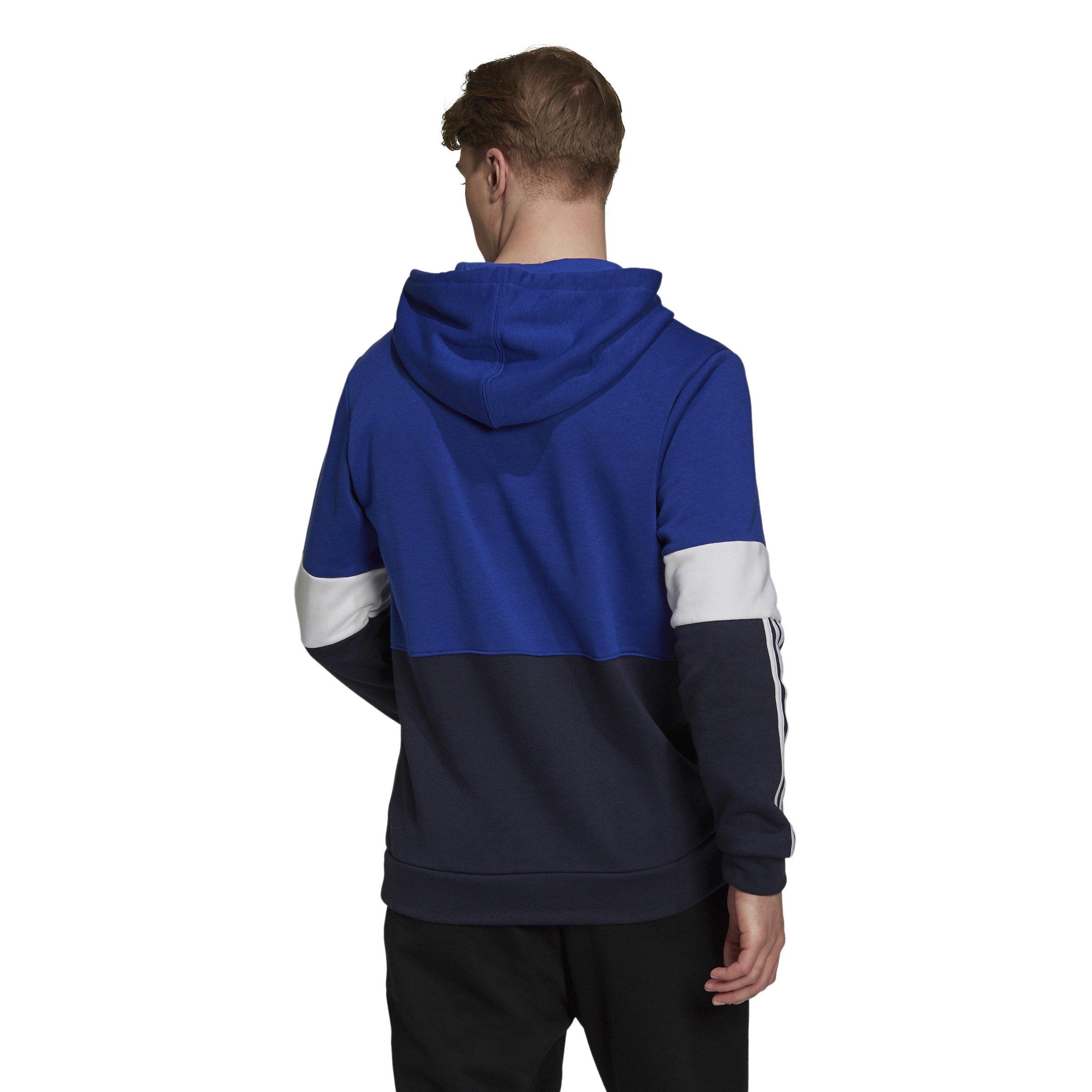 Men\'s | adidas Colorblock Fleece Essentials Gear Hibbett City Sweatshirt -