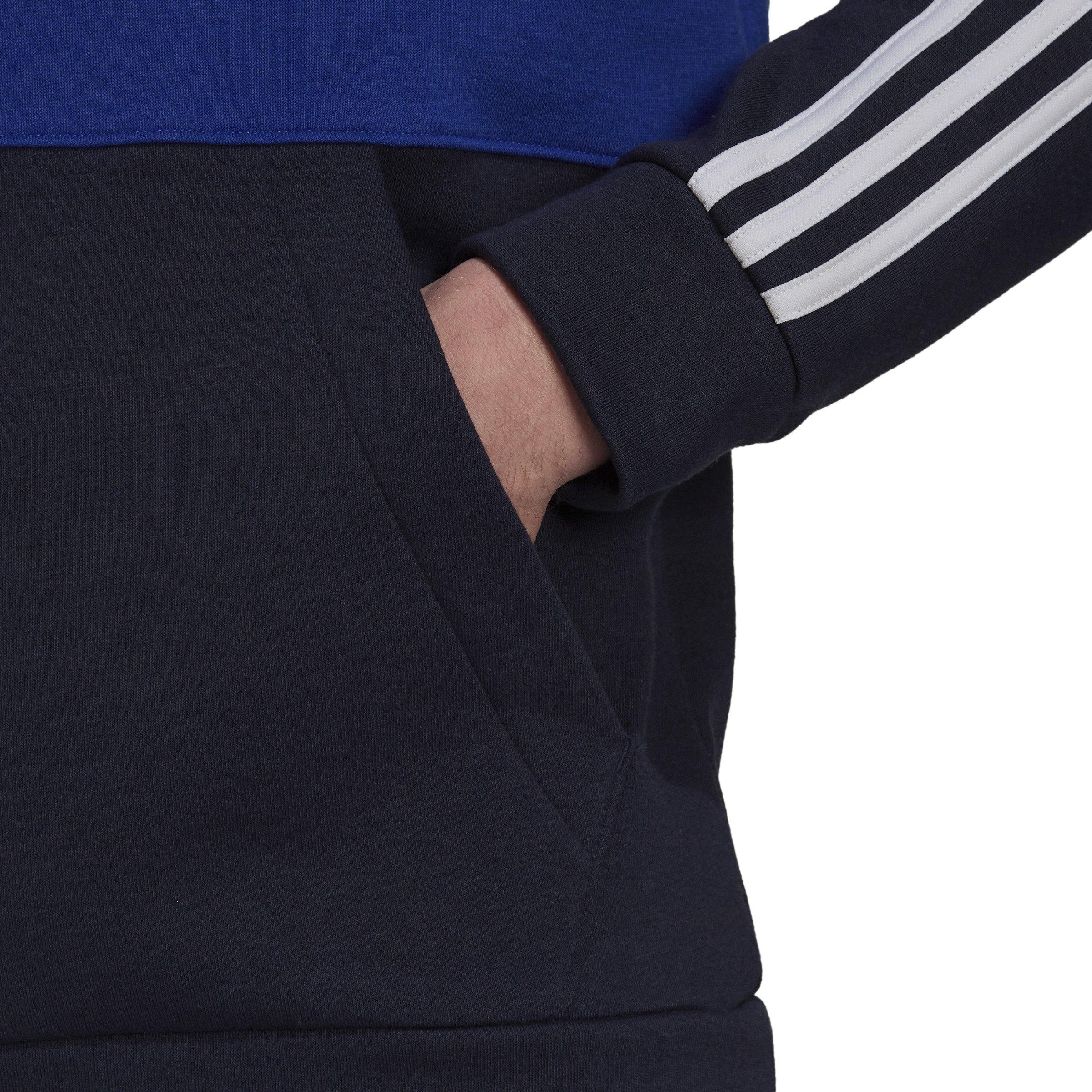 adidas Men\'s Essentials Fleece Colorblock Sweatshirt - Hibbett | City Gear