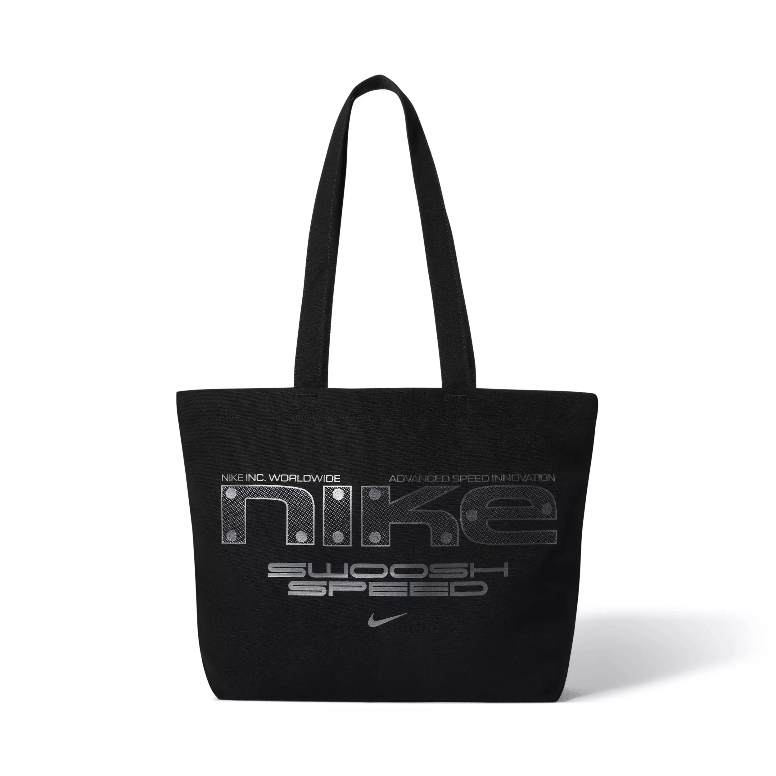 Nike Heritage 2.0 Tote - Black/Black/Metallic Cool Grey - BLACK/BLACK/GREY