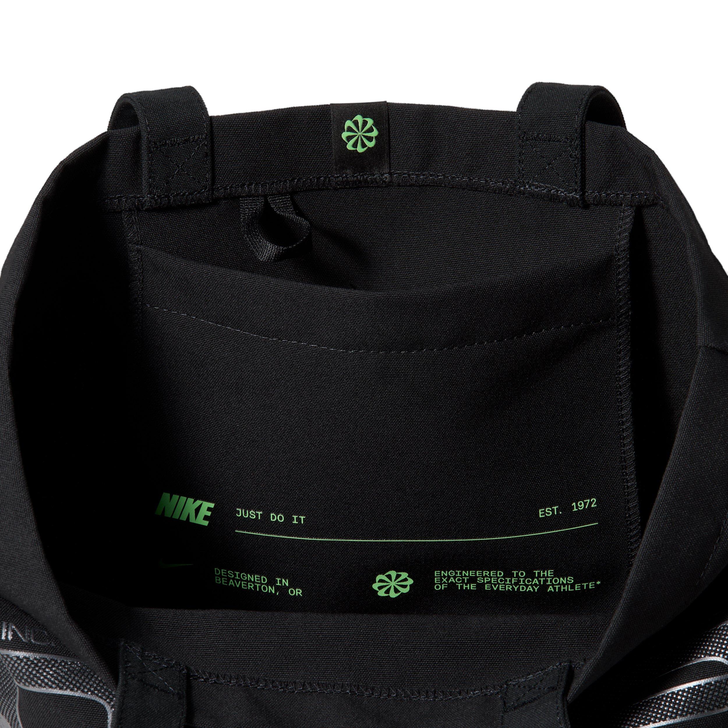 Nike Heritage 2.0 Tote - Black/Black/Metallic Cool Grey - BLACK/BLACK/GREY