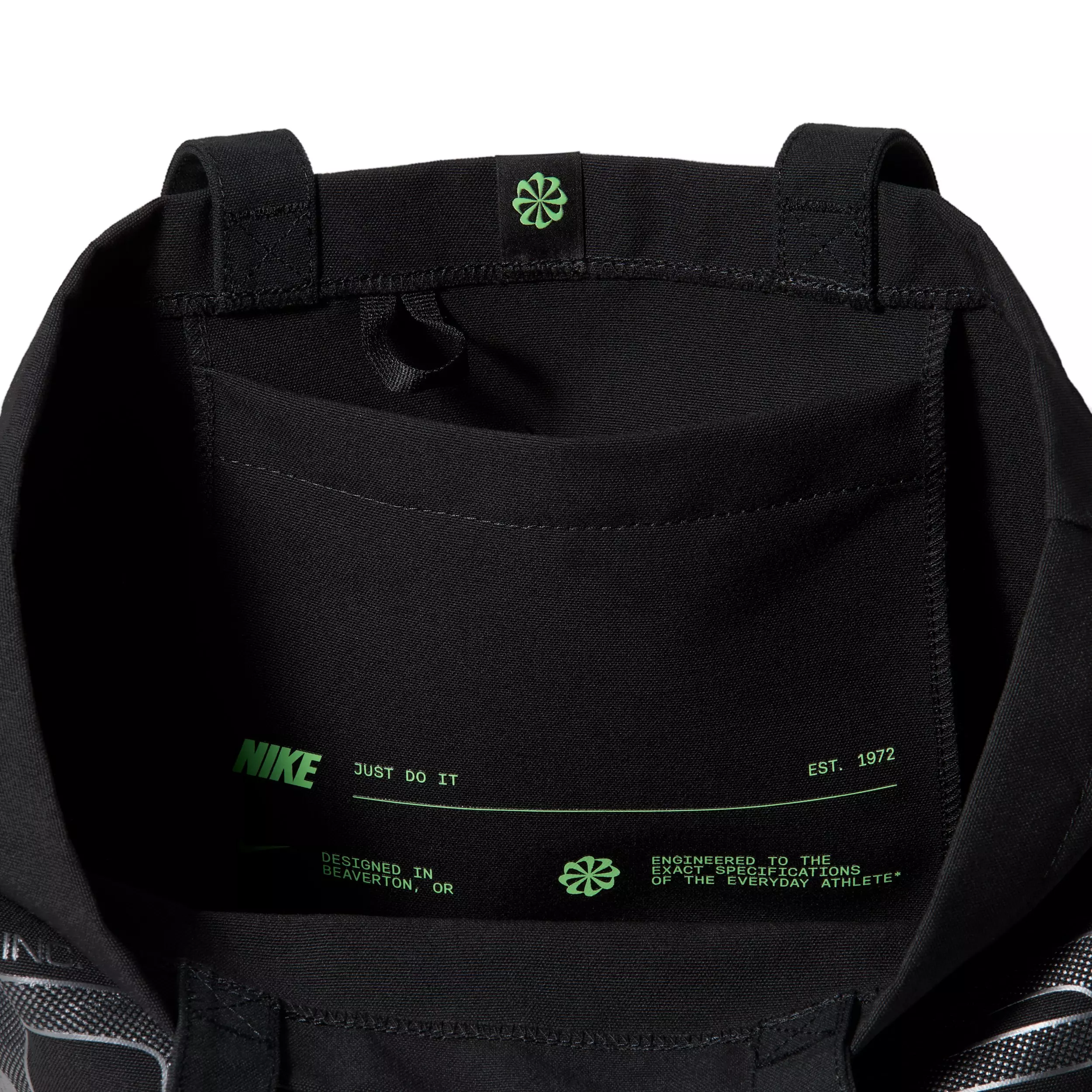Nike Heritage 2.0 Tote - Black/Black/Metallic Cool Grey - BLACK/BLACK/GREY