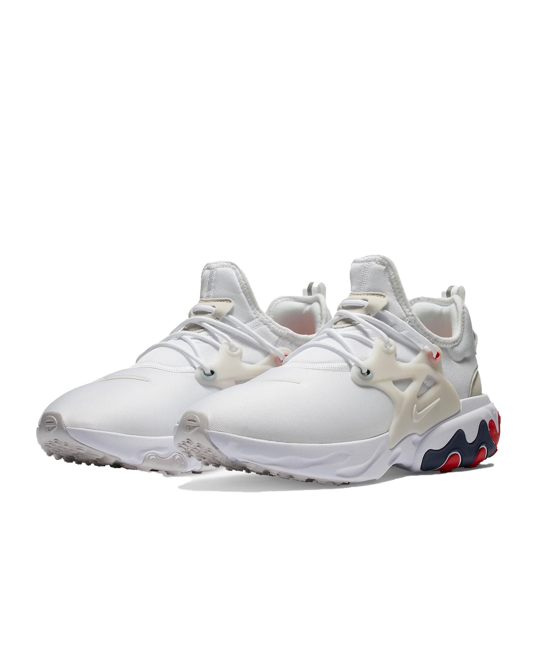 nike react presto white midnight navy