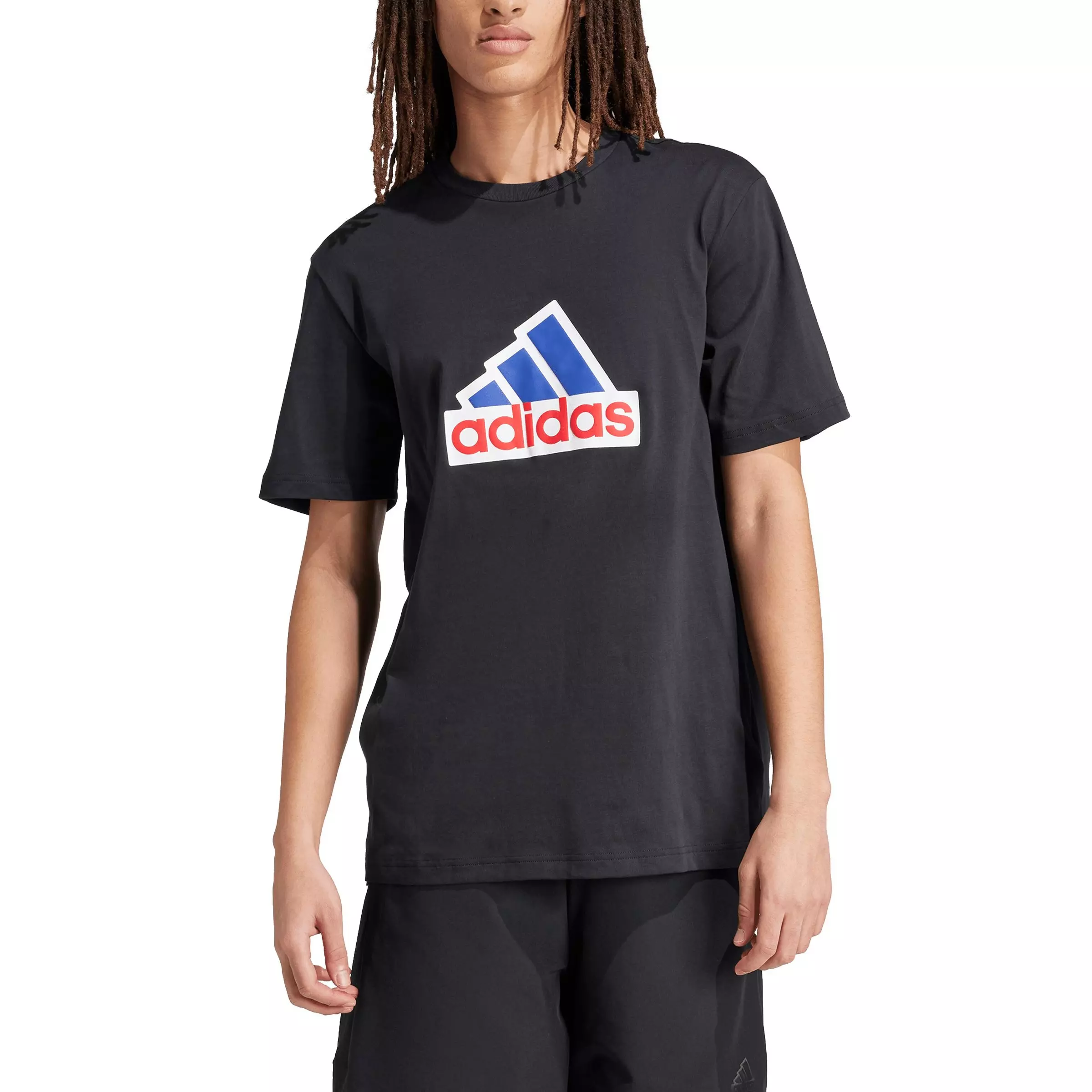 adidas Men's Future Icons Badge of Sport T-Shirt - Black - BLACK