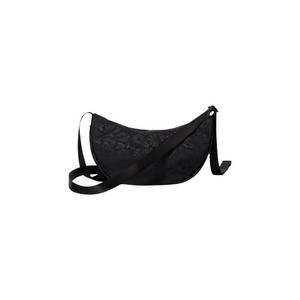 Nike Aura Floral Crescent Crossbody Bag - Black - BLACK