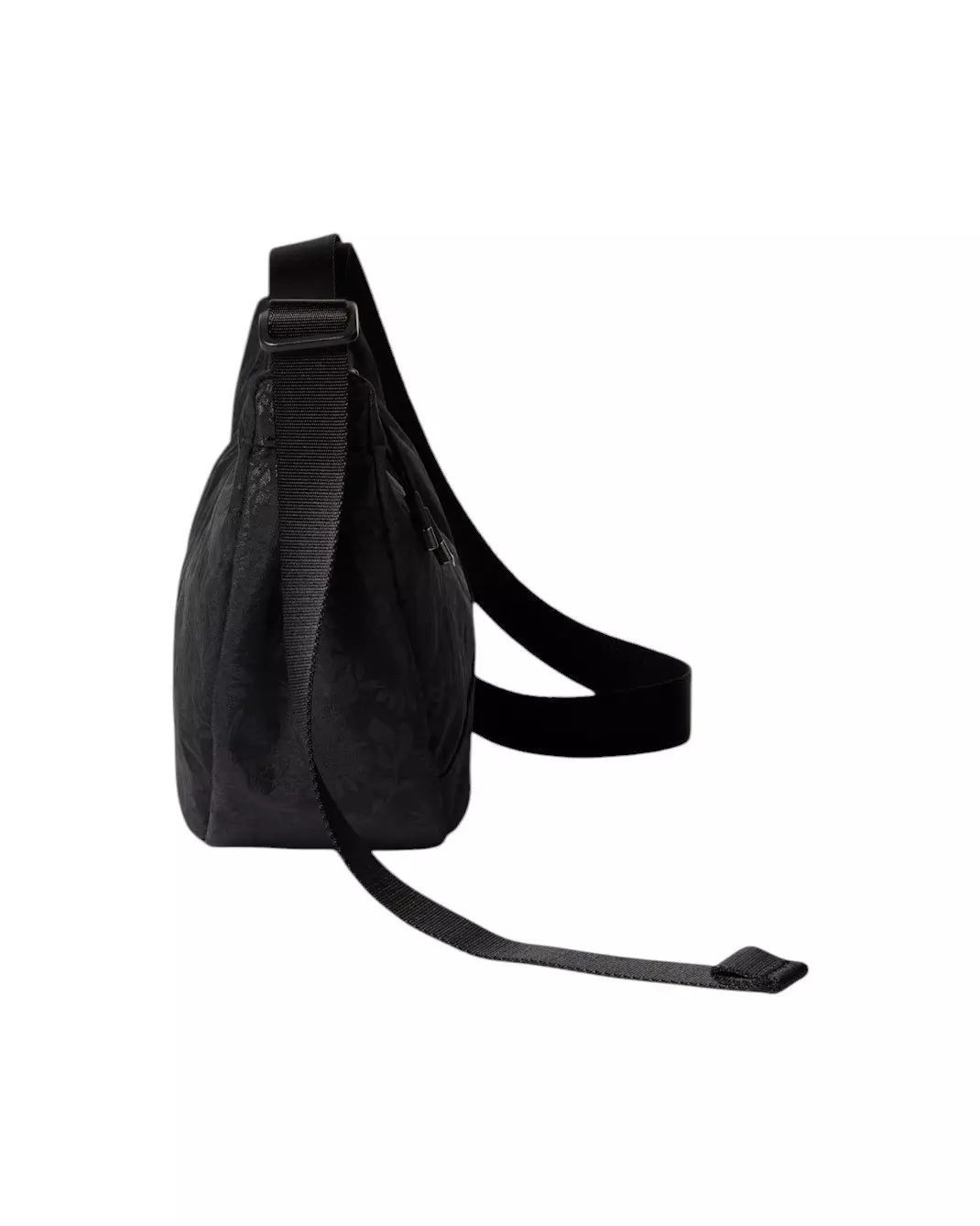 Nike Aura Floral Crescent Crossbody Bag - Black - BLACK