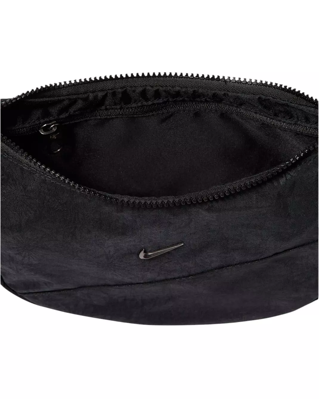 Nike Aura Floral Crescent Crossbody Bag - Black - BLACK