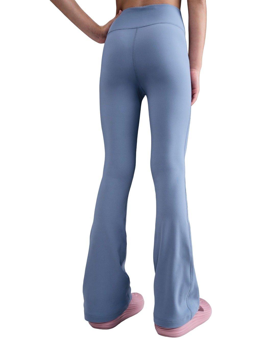 Nike One Dri-FIT Big Girls' Indigo Flared Leggings