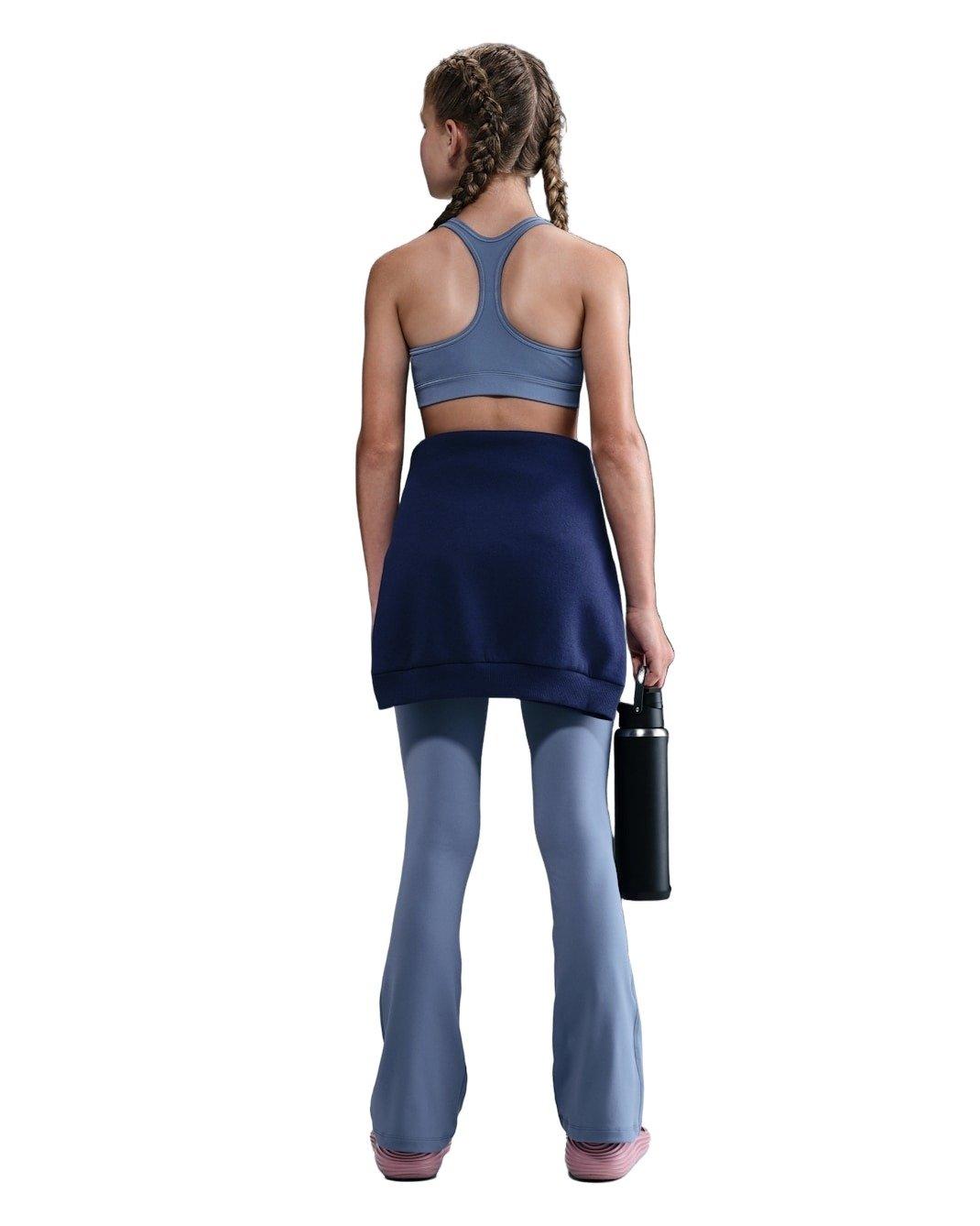 Nike One Dri-FIT Big Girls' Indigo Flared Leggings