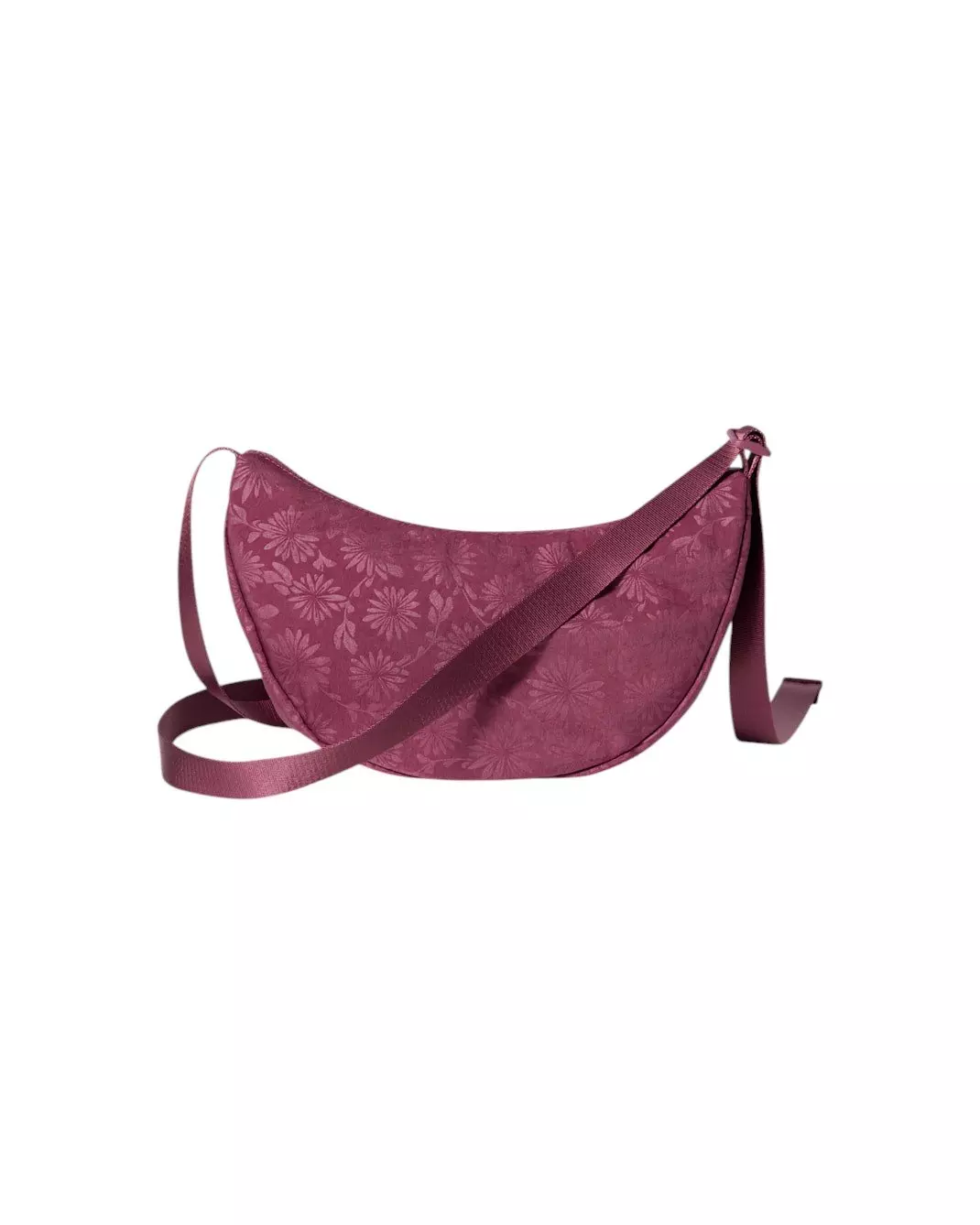 Nike Aura Floral Crescent Crossbody Bag - Pink Smoke - PINK SMOKE