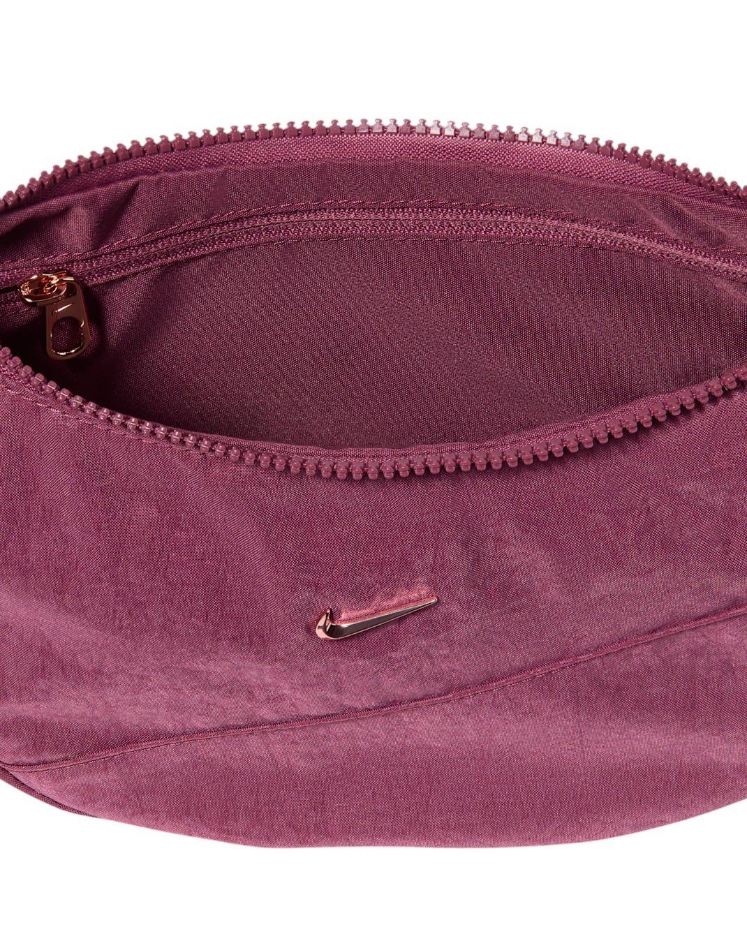 Nike Aura Floral Crescent Crossbody Bag - Pink Smoke - PINK SMOKE