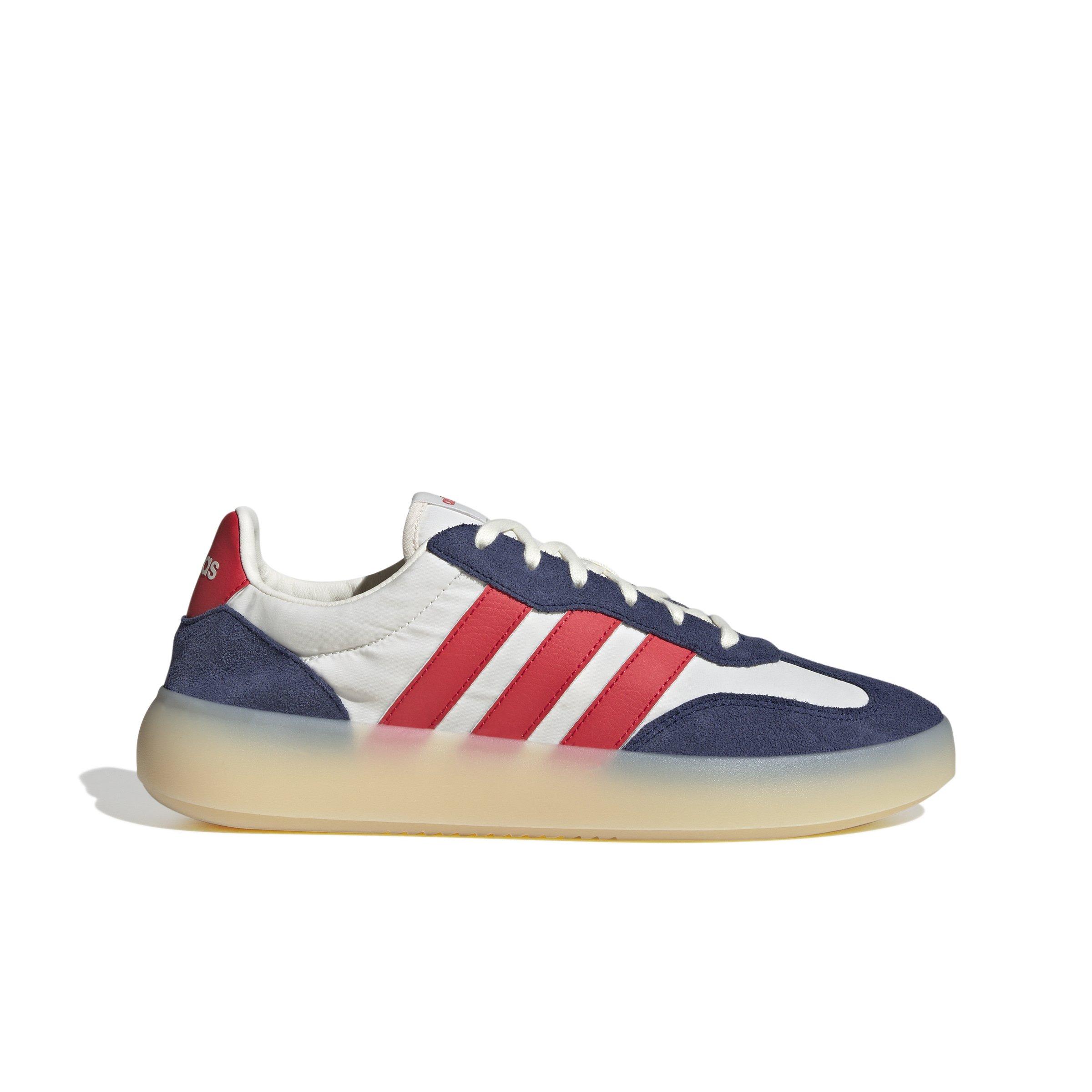 adidas Barreda Decode "Off White/Pure Ruby/Dark Blue" Men's Shoe - OFF WHITE/RUBY/DK BLUE Thumbnail View 1