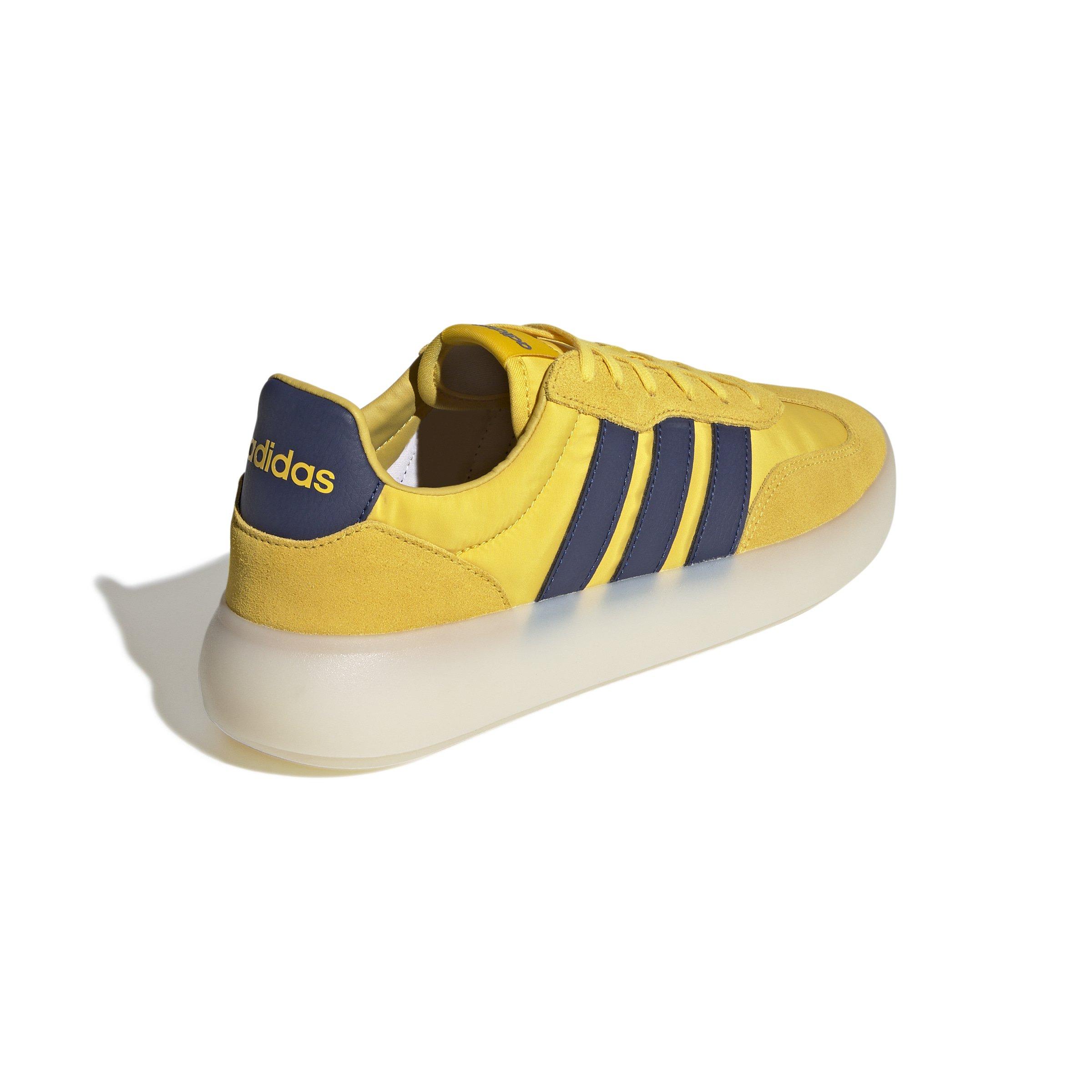adidas Barreda Decode "Utility Yellow/Dark Blue/Off White" Men's Shoe - YELLOW/DK BLUE/OFF WHITE Thumbnail View 4