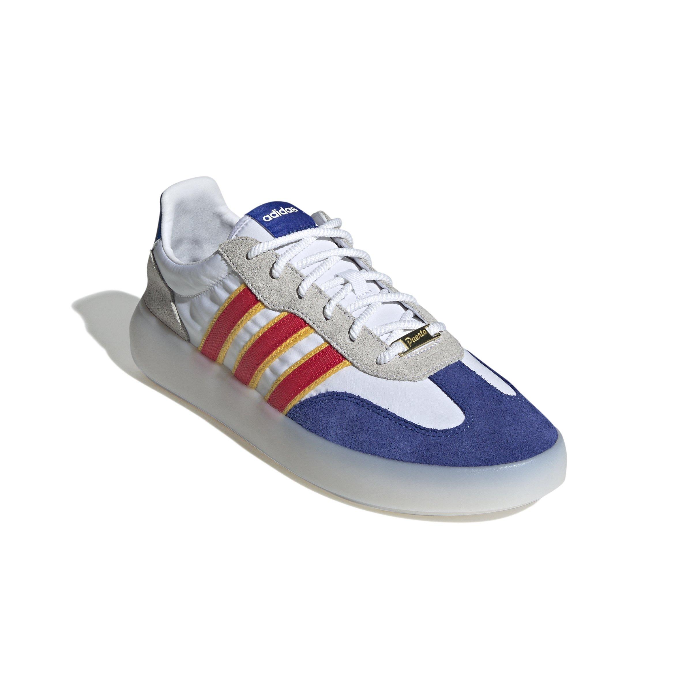 adidas Barreda Decode "Ftwr White/Pure Ruby/Team Royal Blue" Men's Shoe - WHITE/RUBY/ROYAL Thumbnail View 3