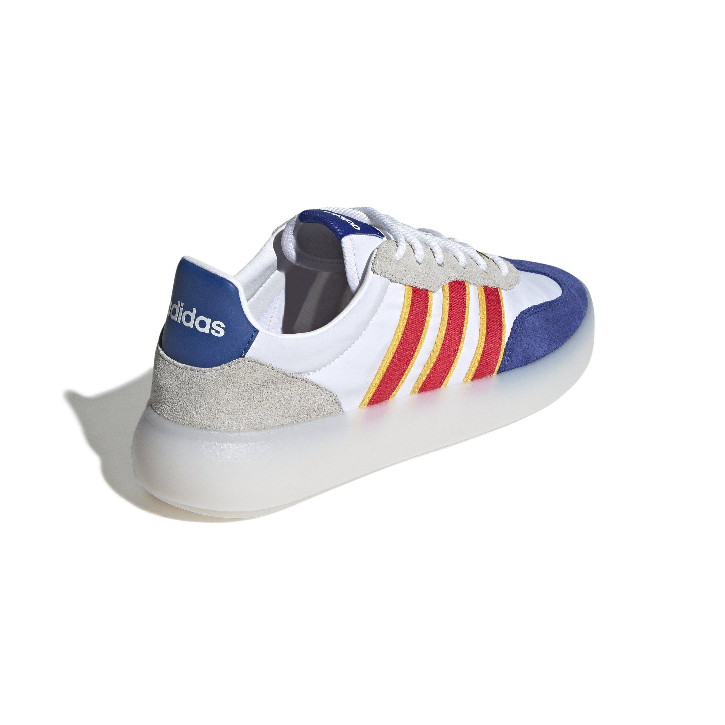 adidas Barreda Decode "Ftwr White/Pure Ruby/Team Royal Blue" Men's Shoe - WHITE/RUBY/ROYAL Thumbnail View 4