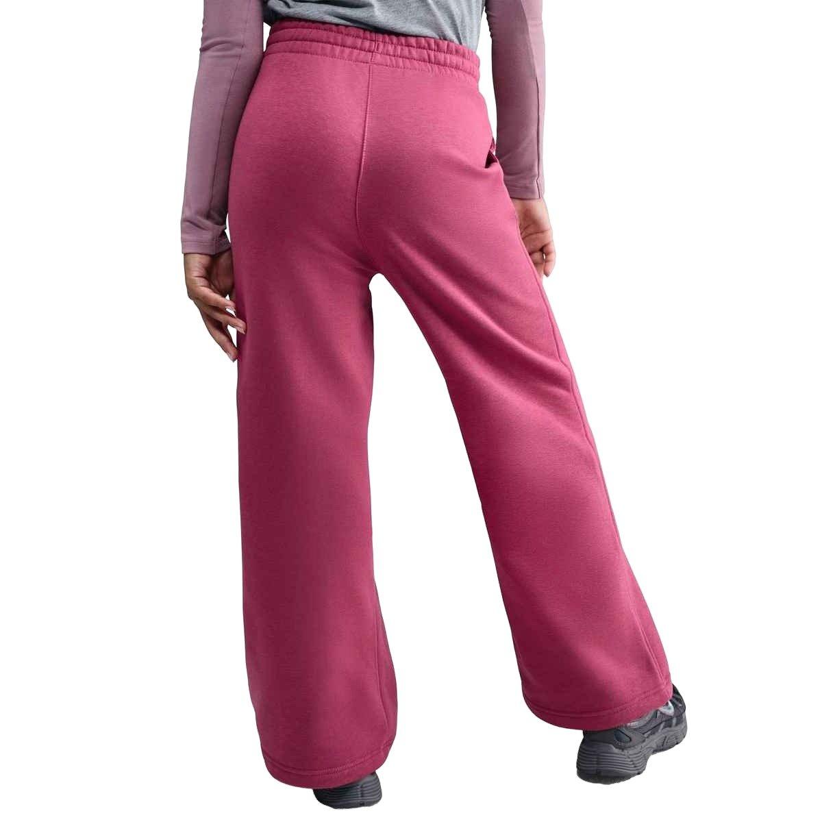 Nike Sportswear Club Fleece Big Girls' Purple Wide-Leg Pants