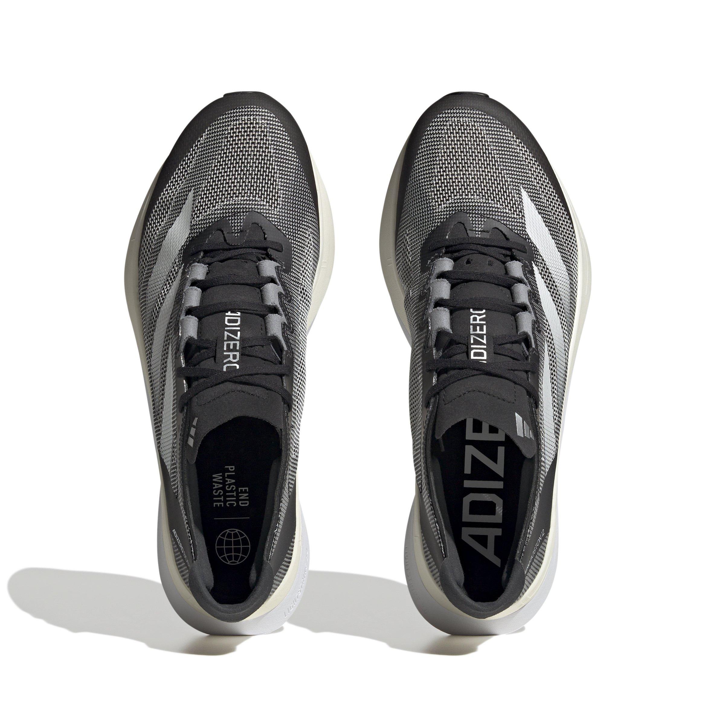 adidas Adizero Boston 12 "Core Black/Ftwr White/Carbon" Men's Running Shoe - BLACK/WHITE/CARBON Thumbnail View 5