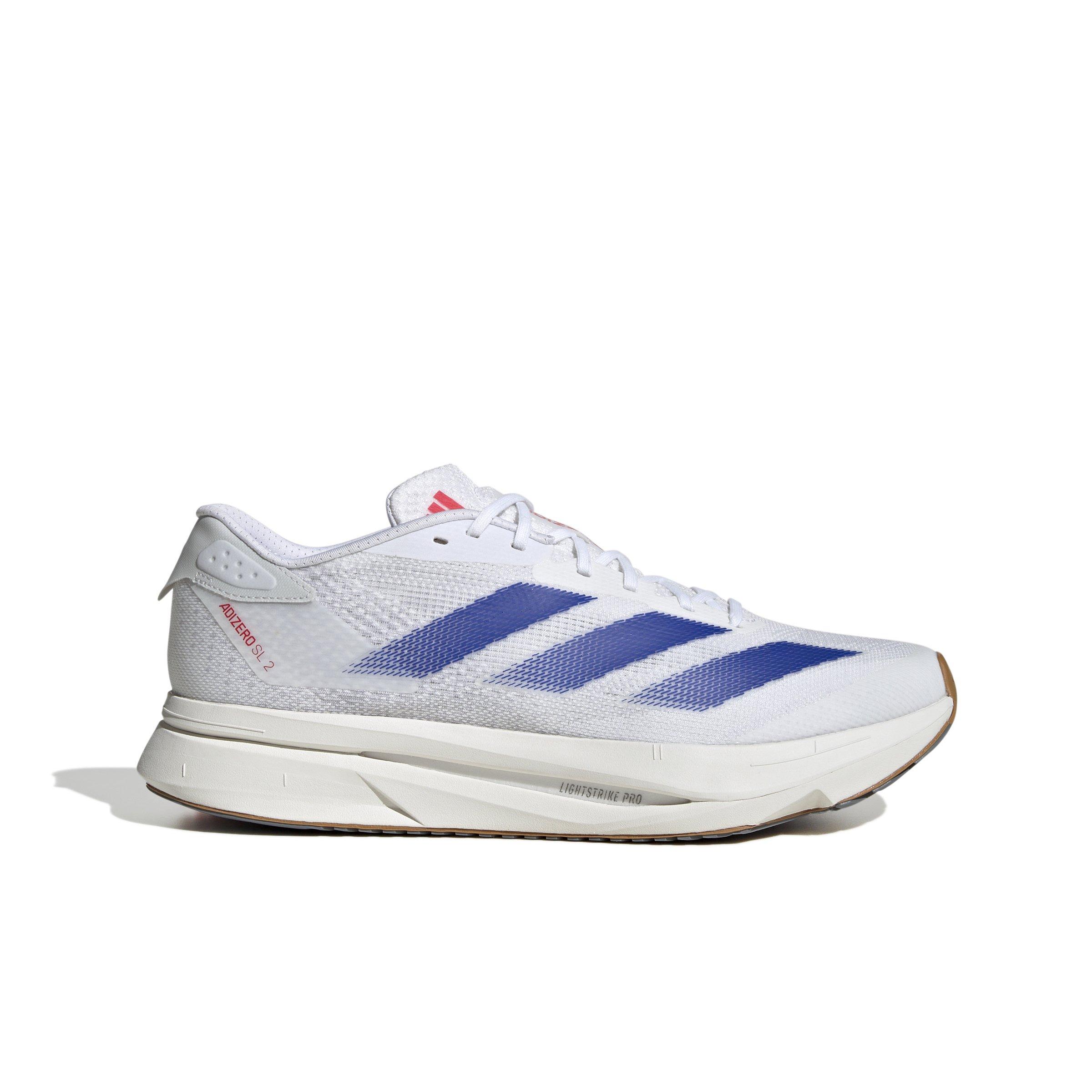 adidas Adizero Sl2 "Ftwr White/Team Royal Blue/Pure Ruby" Men's Running Shoe - WHITE/ROYAL/RUBY Thumbnail View 1