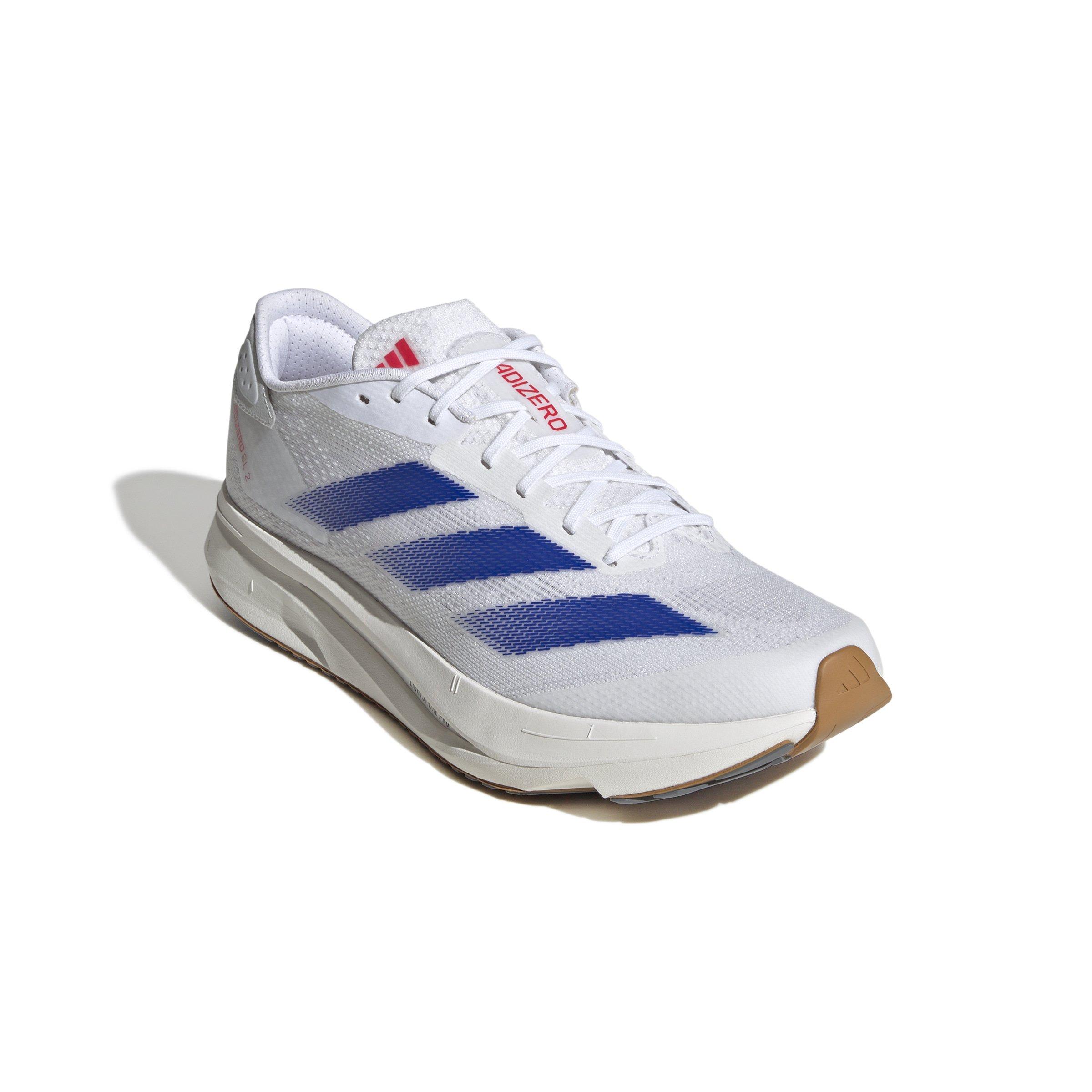 adidas Adizero Sl2 "Ftwr White/Team Royal Blue/Pure Ruby" Men's Running Shoe - WHITE/ROYAL/RUBY Thumbnail View 3
