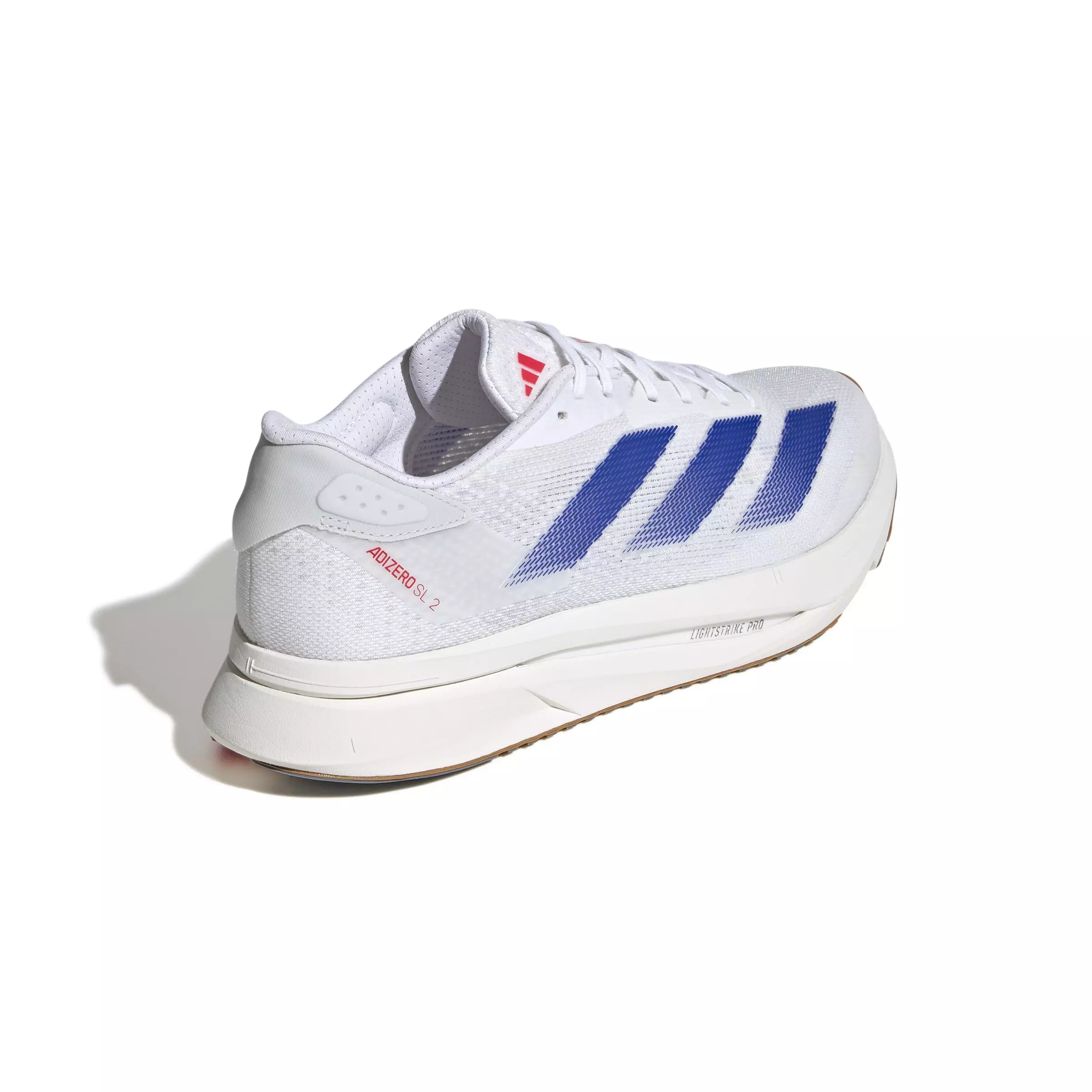adidas Adizero Sl2 "Ftwr White/Team Royal Blue/Pure Ruby" Men's Running Shoe - WHITE/ROYAL/RUBY