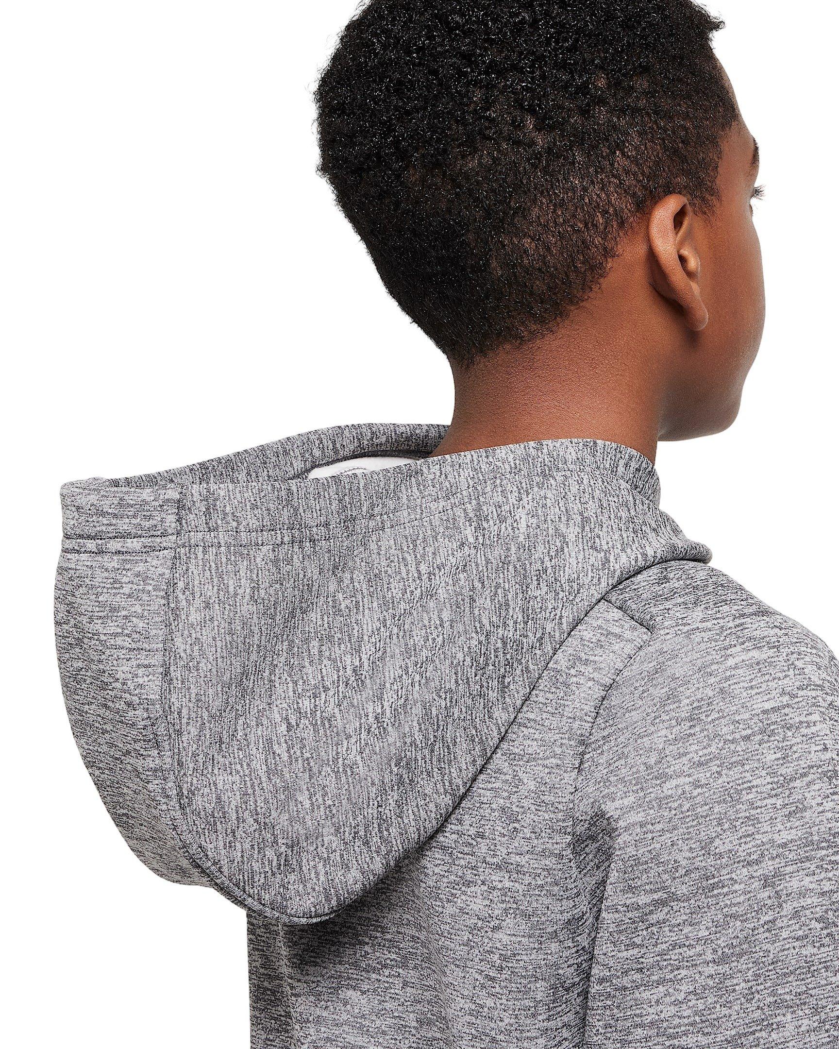 Nike Multi Stain Repel Therma-FIT Big Kids' Grey Hoodie
