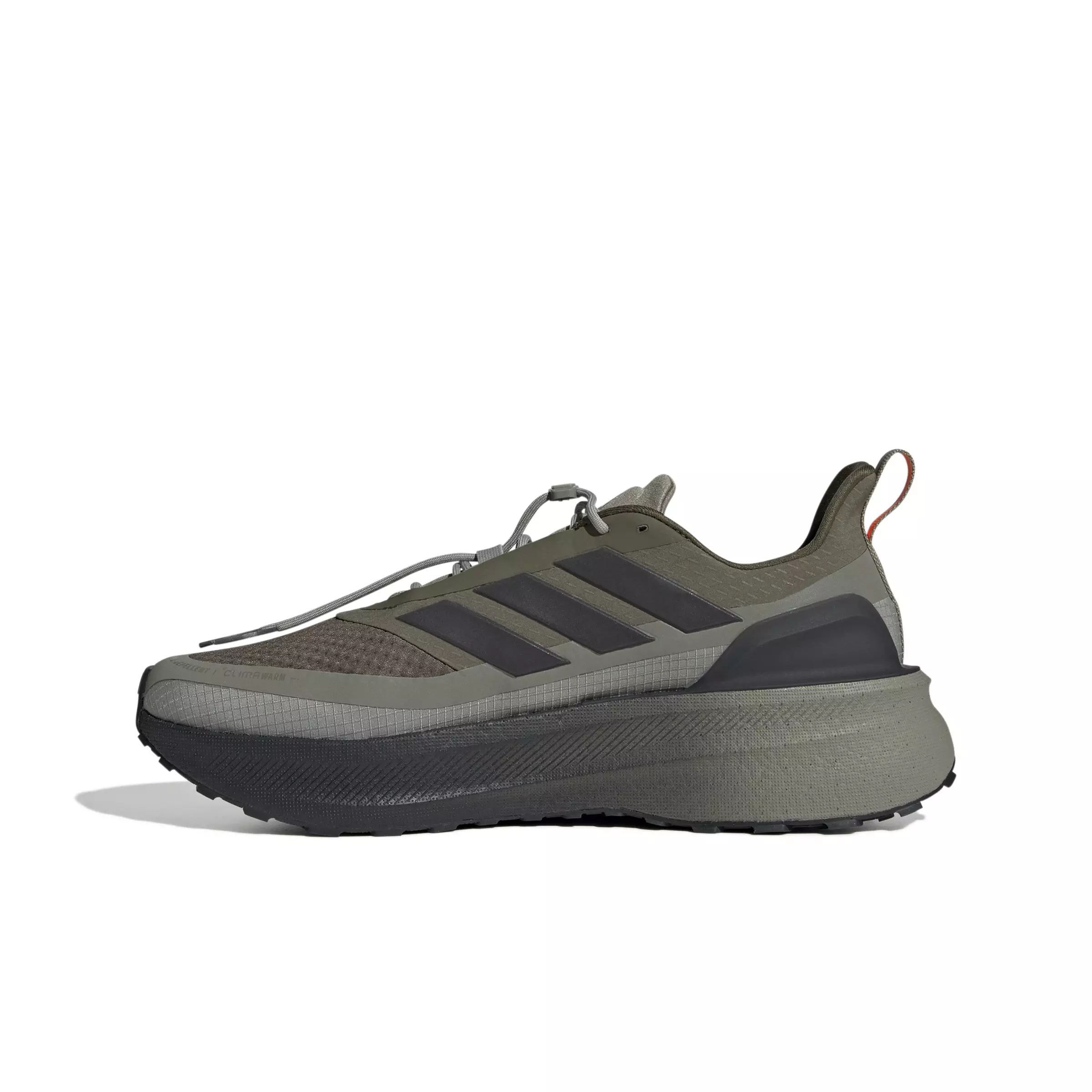 adidas Ultraboost 5 TR "Silver Pebble/Core Black/Impact Orange" Men's Running Shoe - SILVER/BLACK/ORANGE