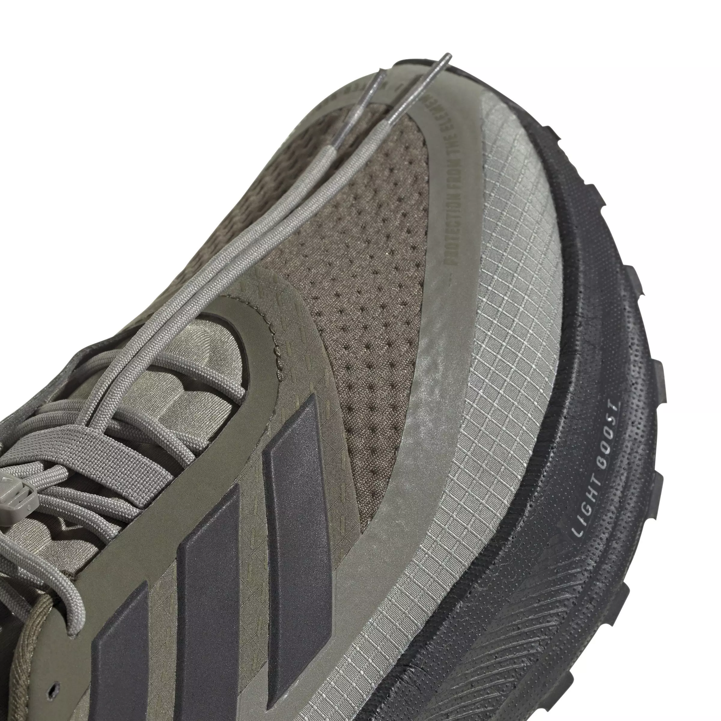 adidas Ultraboost 5 TR "Silver Pebble/Core Black/Impact Orange" Men's Running Shoe - SILVER/BLACK/ORANGE