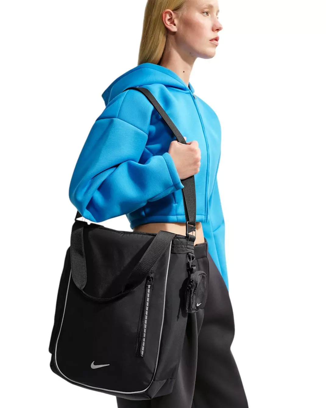 Nike Commute Tote - Black/Silver - BLACK/SILVER