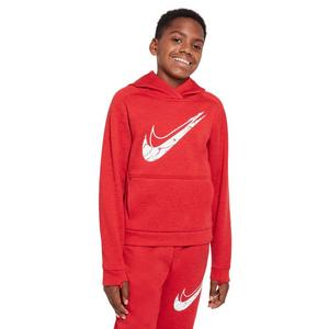 Nike Big Kids' Multi Stain Repel Therma-FIT Hoodie - Red