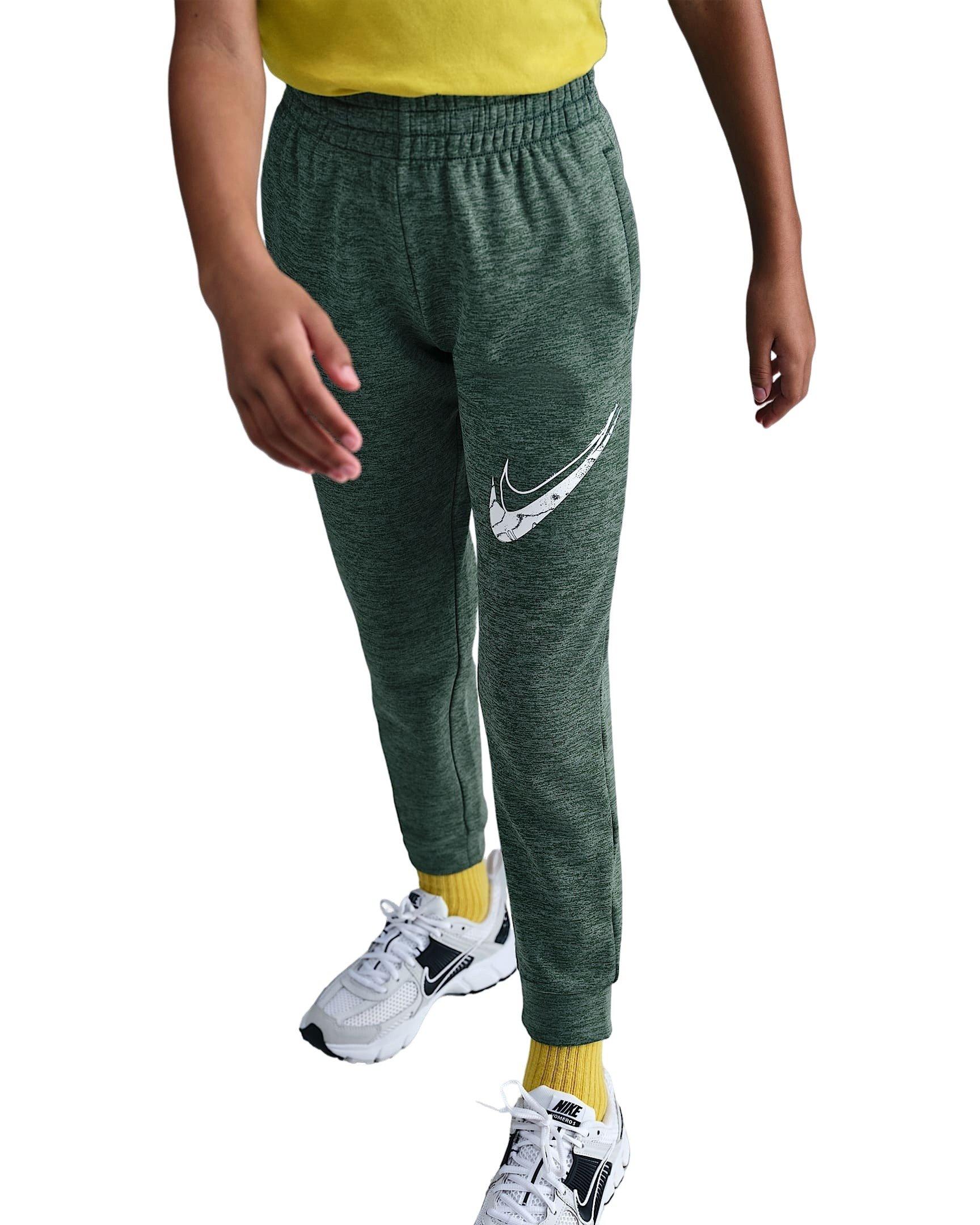 Nike Multi Stain Repel Therma-FIT Big Kids' Green Joggers
