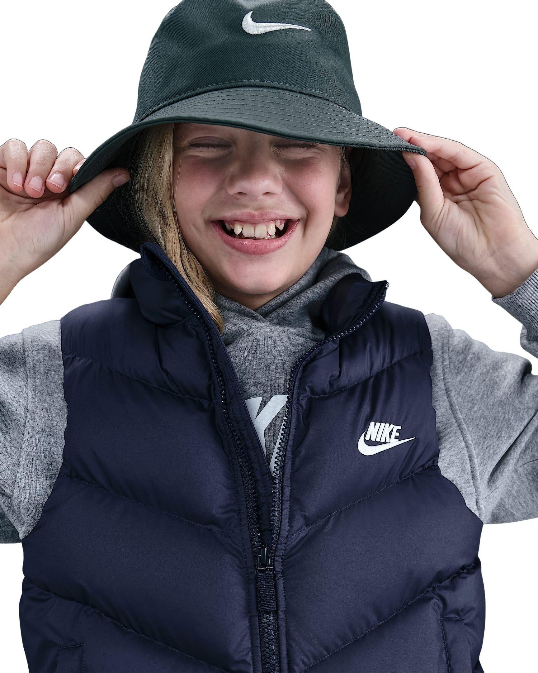 Nike Sportswear All Day Play Therma-FIT Loose-FIT Big Kids' Blue Puffer Vest