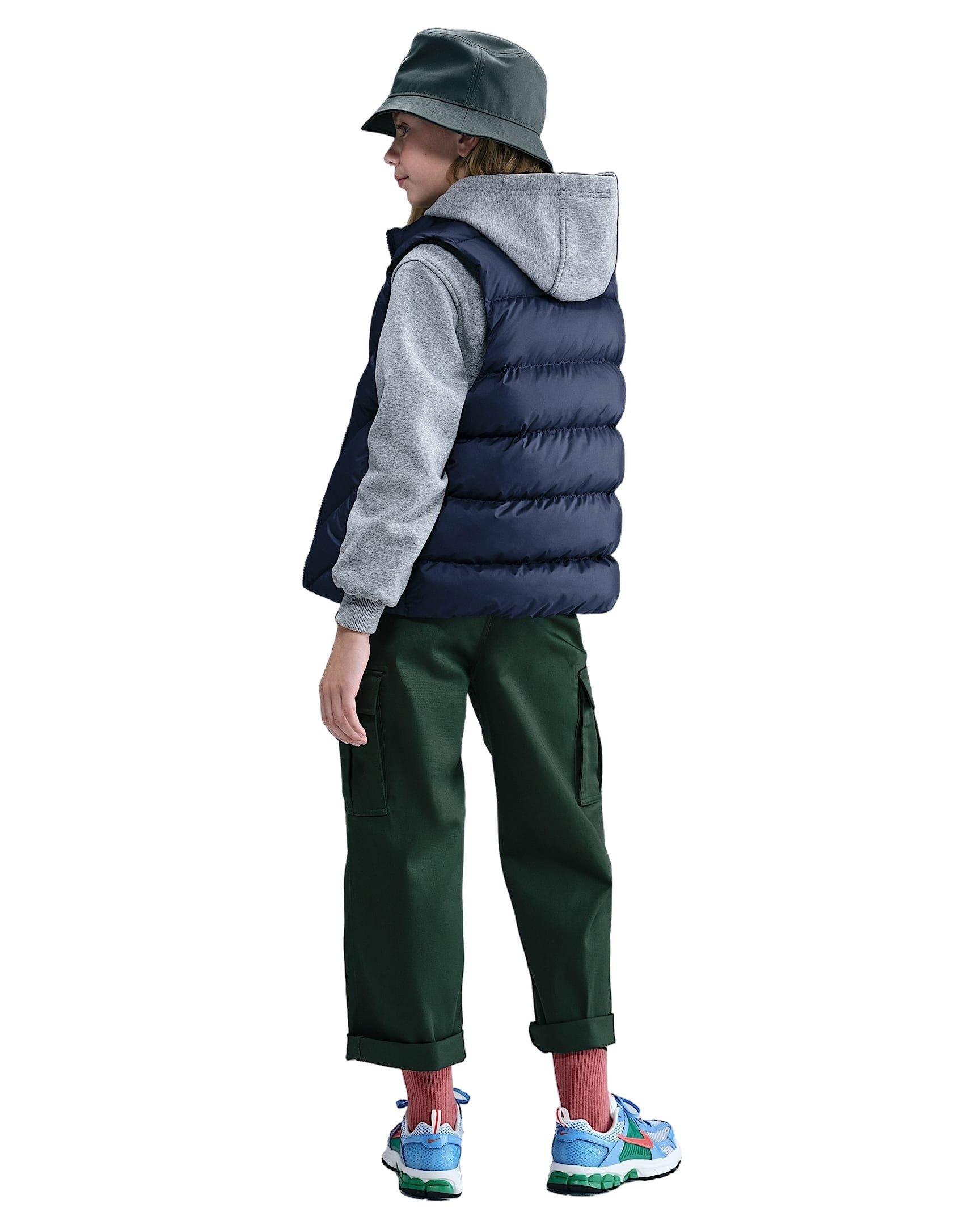 Nike Sportswear All Day Play Therma-FIT Loose-FIT Big Kids' Blue Puffer Vest