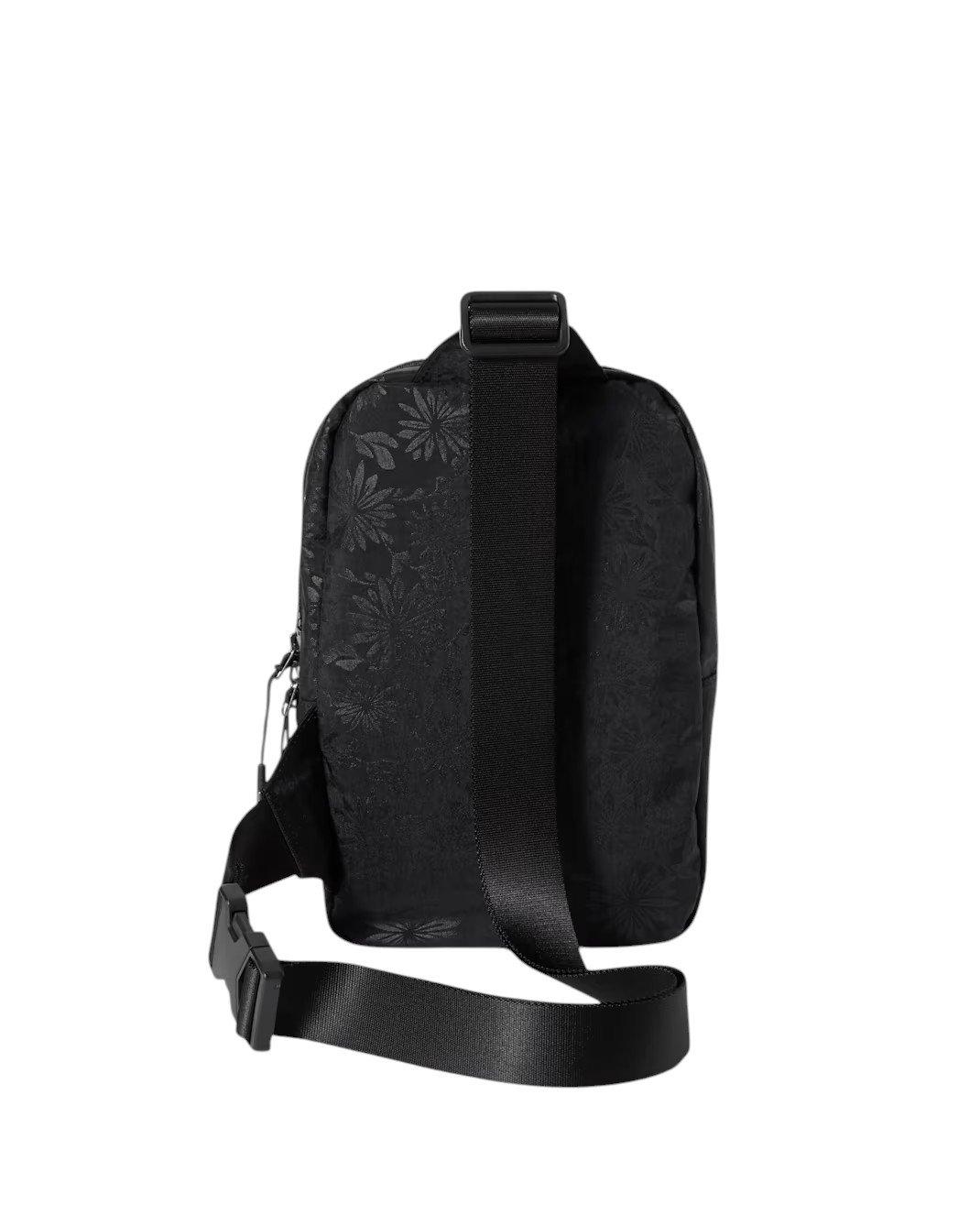 Nike Aura Floral Cross-Body Bag - Black - BLACK