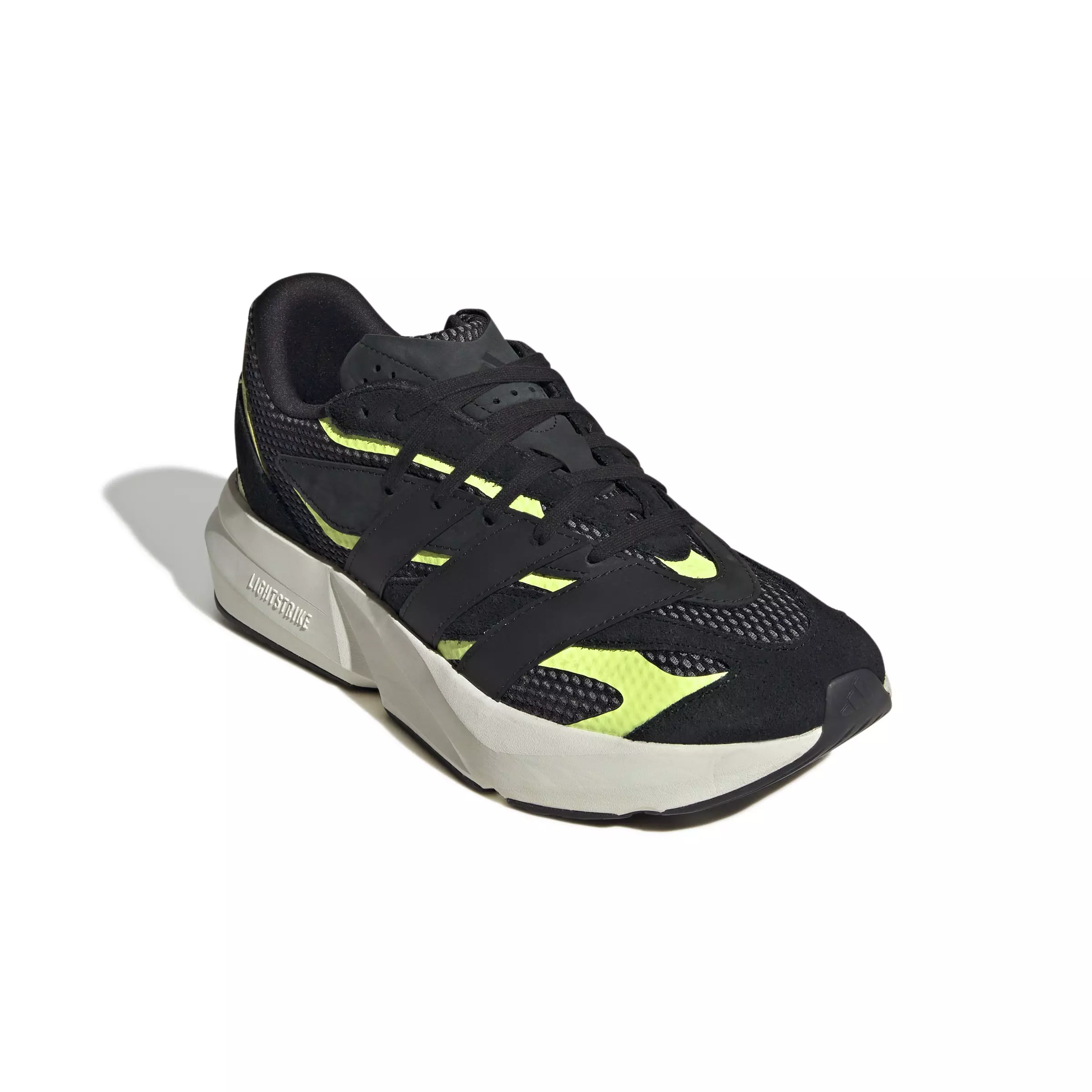 adidas Lightblaze "Core Black/Core Black/Hi-Res Yellow" Men's Shoe - BLACK/BLACK/YELLOW