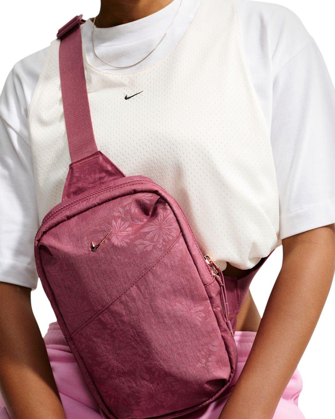 Nike Aura Floral Cross-Body Bag - Pink Smoke - PINK SMOKE