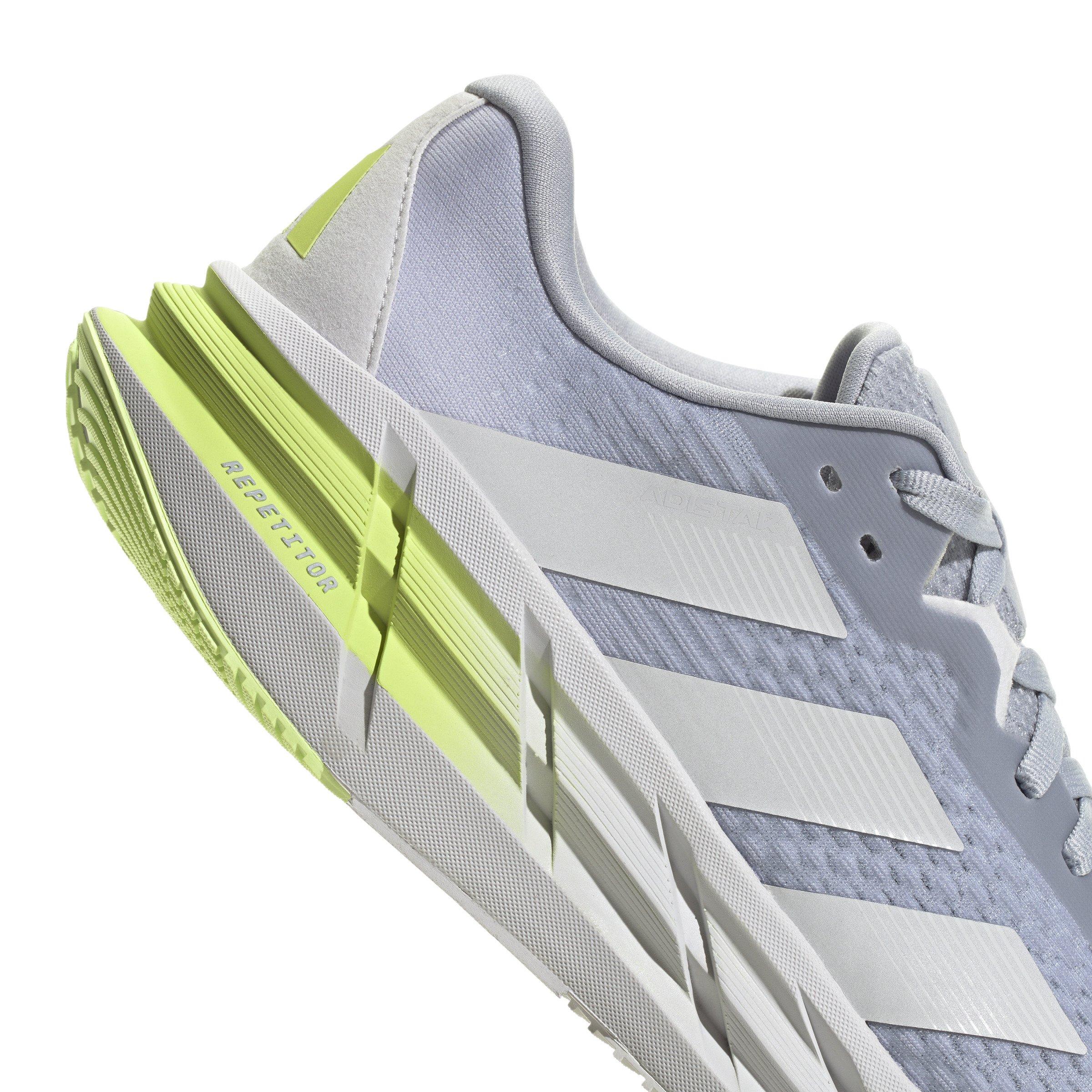 adidas Adistar 3 "Halo Silver/Zero Metallic/Pulse Lime" Men's Running Shoe - SILVER/ZERO/LIME Thumbnail View 8