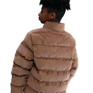 Nike Big Kids' Sportswear All Day Play Therma-FIT Loose-FIT Corduroy Puffer Jacket - Brown