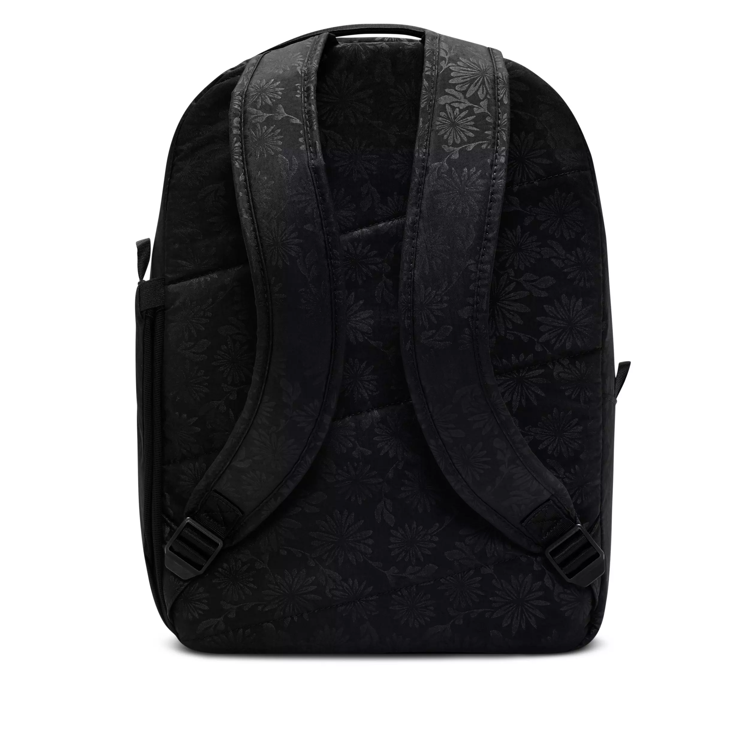 Nike Aura Floral Backpack - Black/Black/Gunmetal - BLACK/BLACK/GUNMETAL