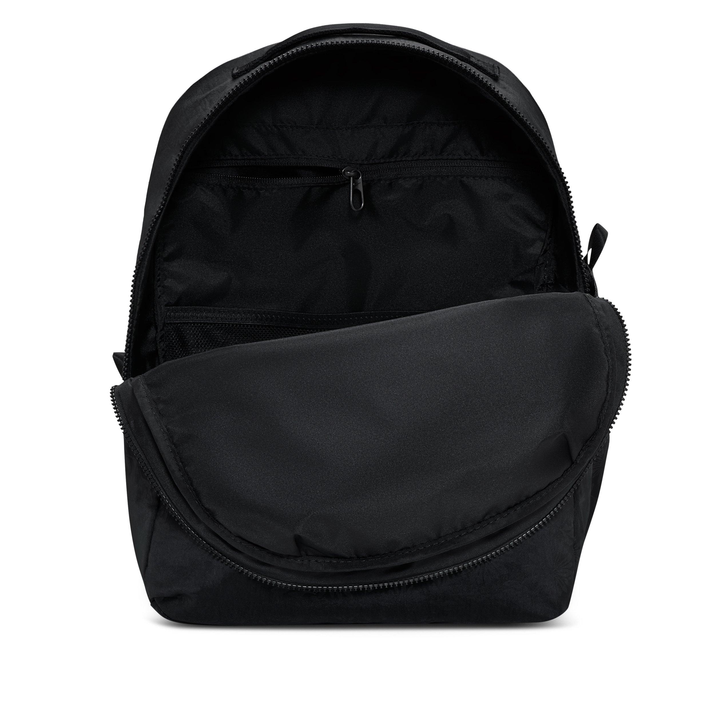 Nike Aura Floral Backpack - Black/Black/Gunmetal - BLACK/BLACK/GUNMETAL Thumbnail View 4
