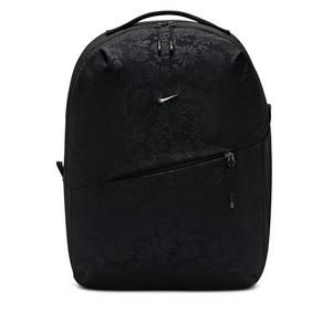 Nike Aura Floral Backpack - Black/Black/Gunmetal