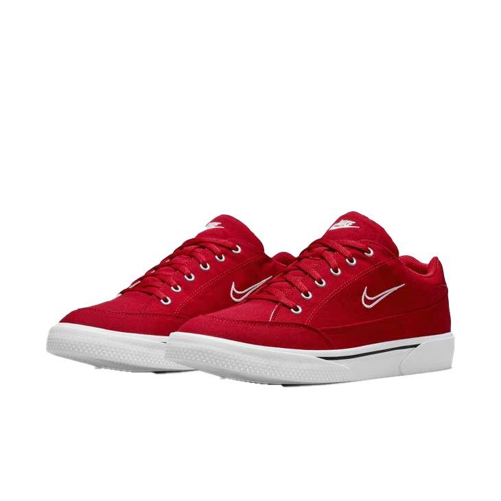 Nike Retro GTS "Gym Red/Whjite-Black/Matte Aluminum" Men's Shoe - RED Thumbnail View 3