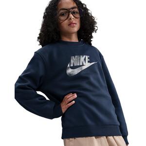 Nike Big Kids' Sportswear Club Fleece Crewneck Sweatshirt - Blue
